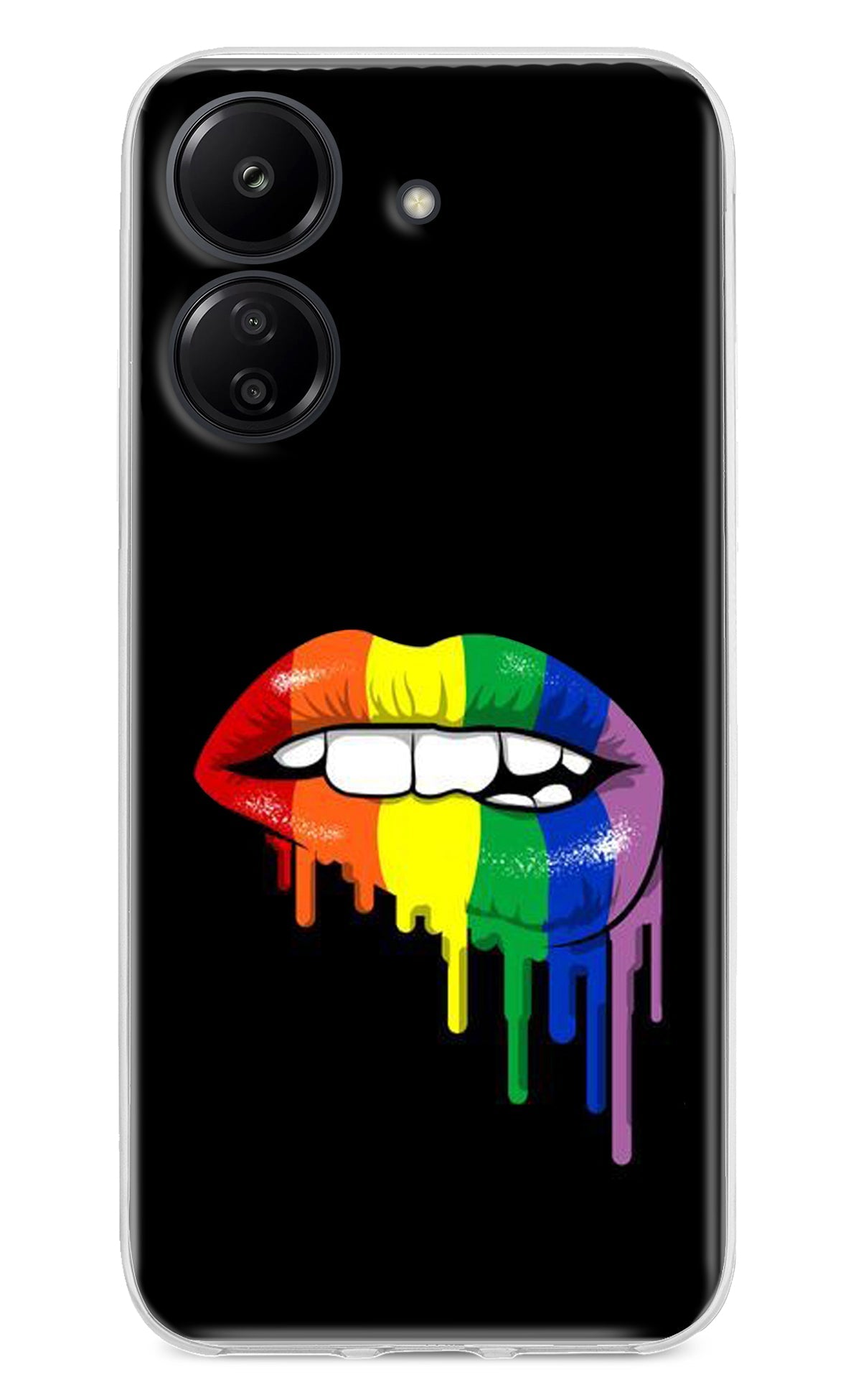 Lips Biting Redmi 13C 4G Back Cover