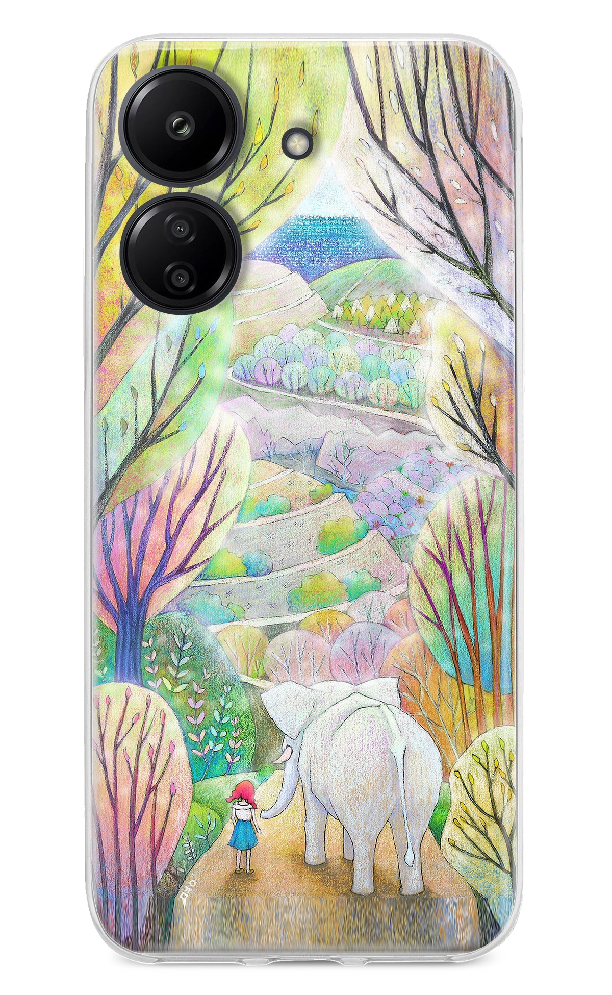 Nature Painting Redmi 13C 4G Back Cover