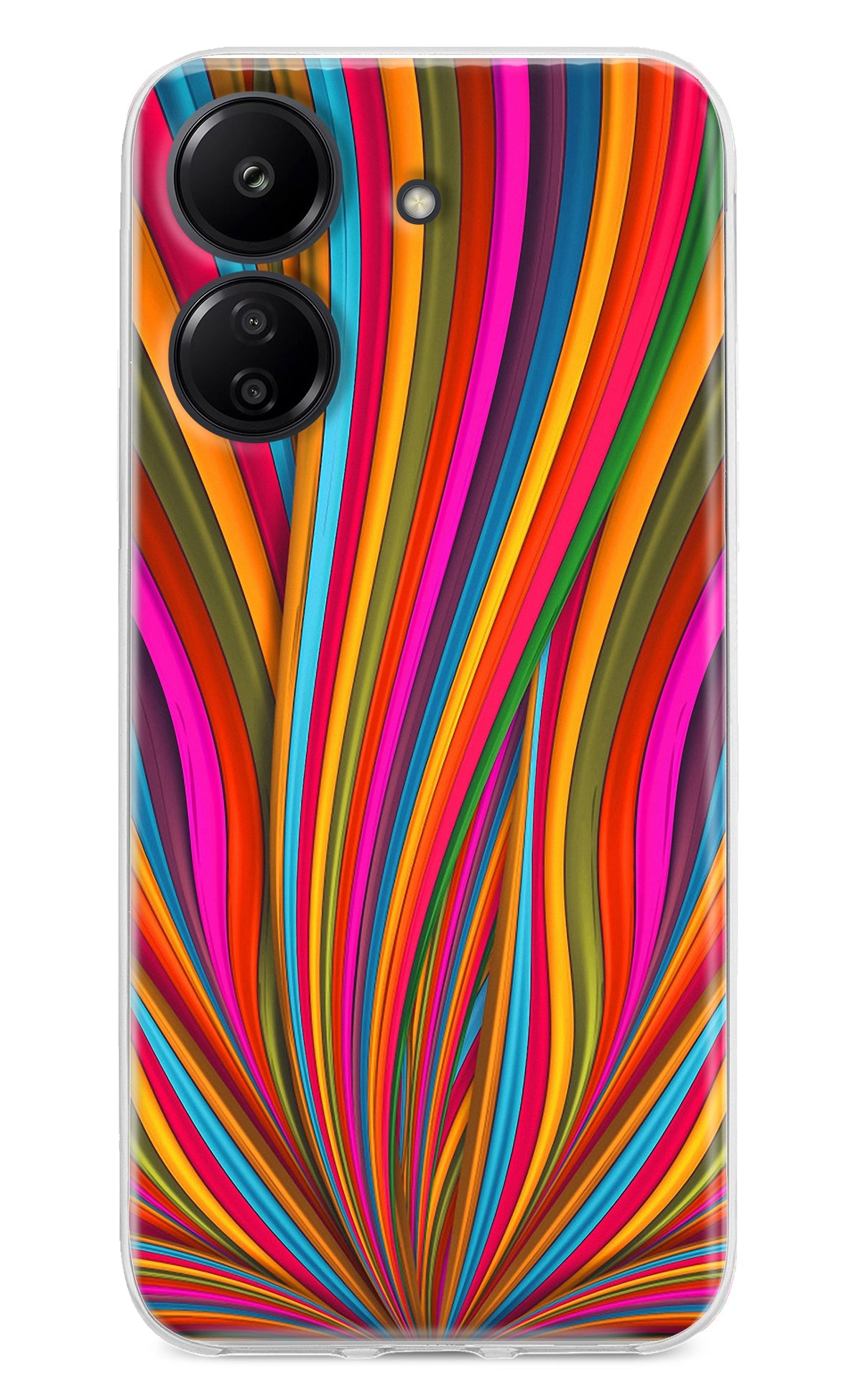 Trippy Wavy Redmi 13C 4G Back Cover