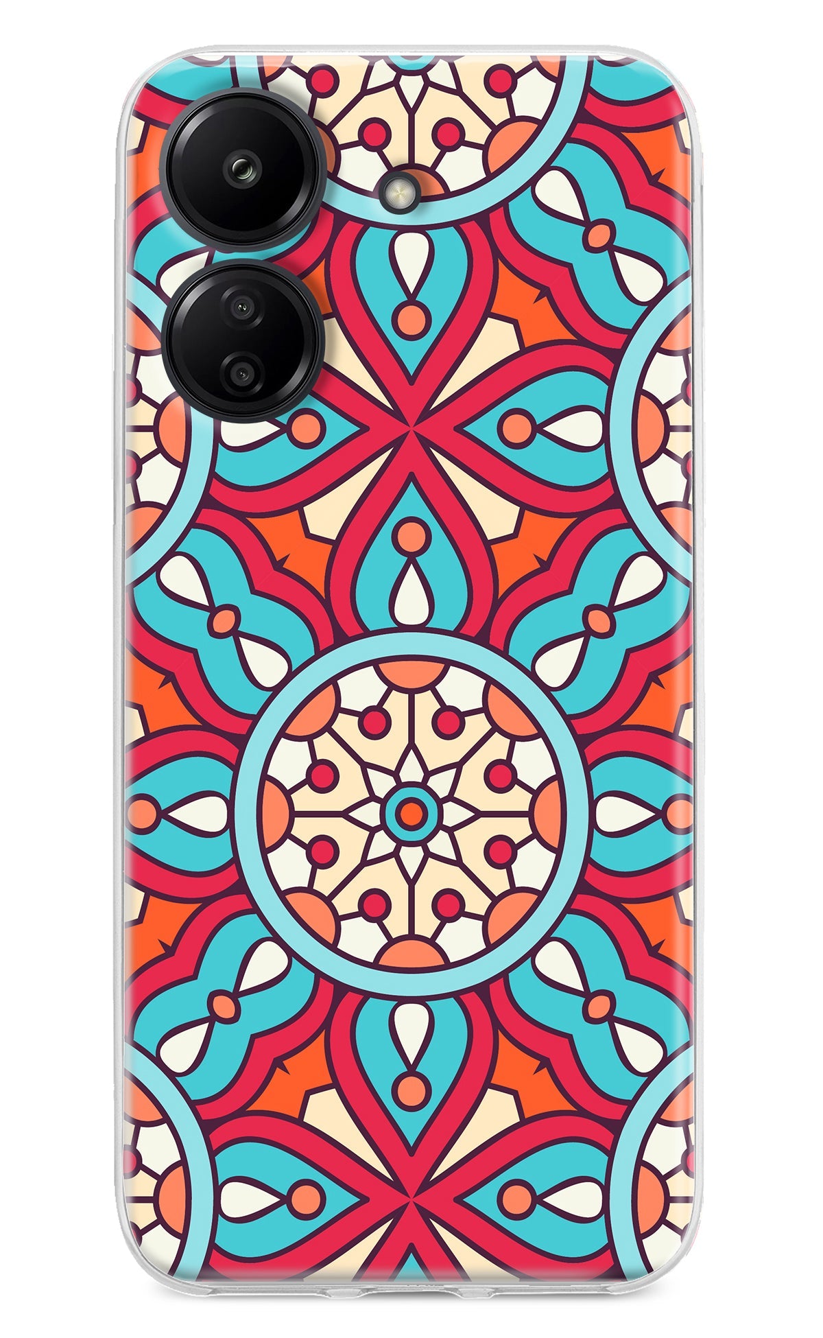 Mandala Geometric Redmi 13C 4G Back Cover