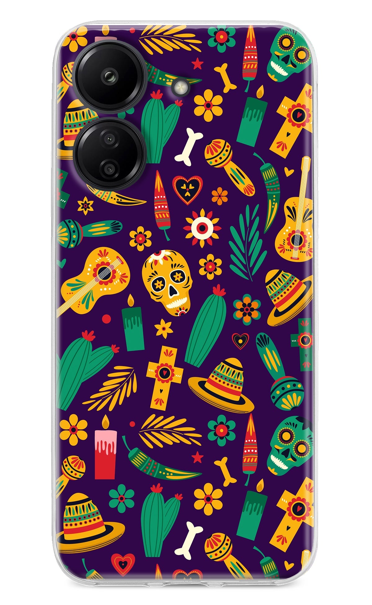 Mexican Artwork Redmi 13C 4G Back Cover