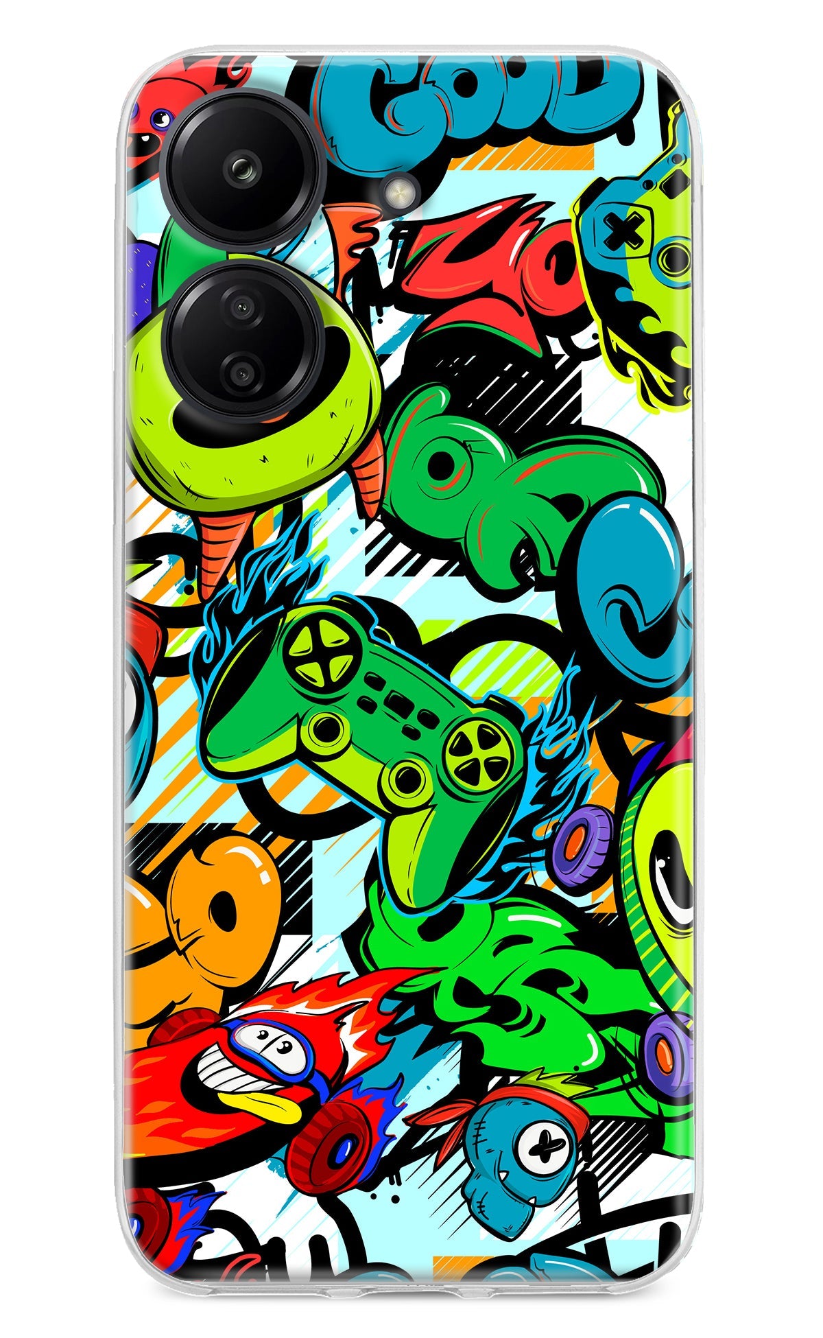 Game Doodle Redmi 13C 4G Back Cover