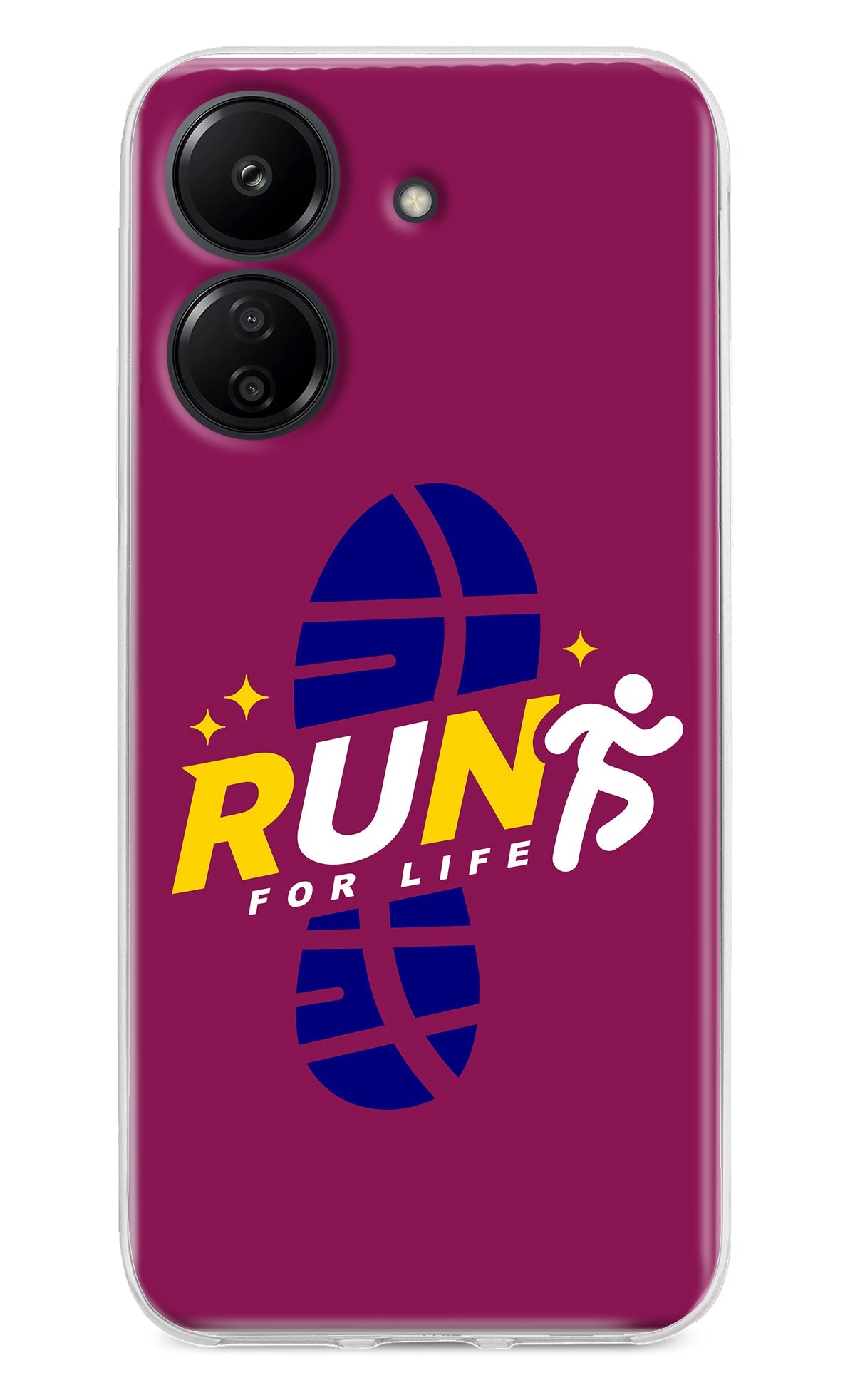 Run for Life Redmi 13C 4G Back Cover