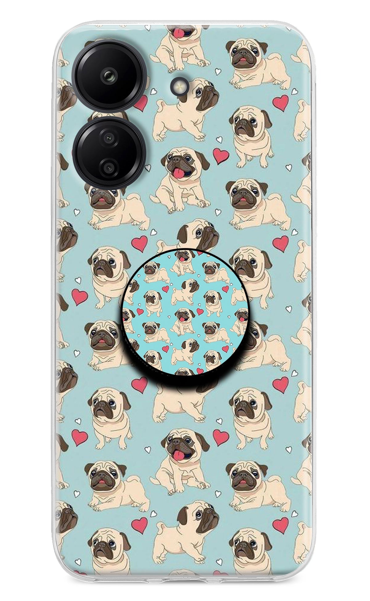 Pug Dog Redmi 13C 4G Pop Case