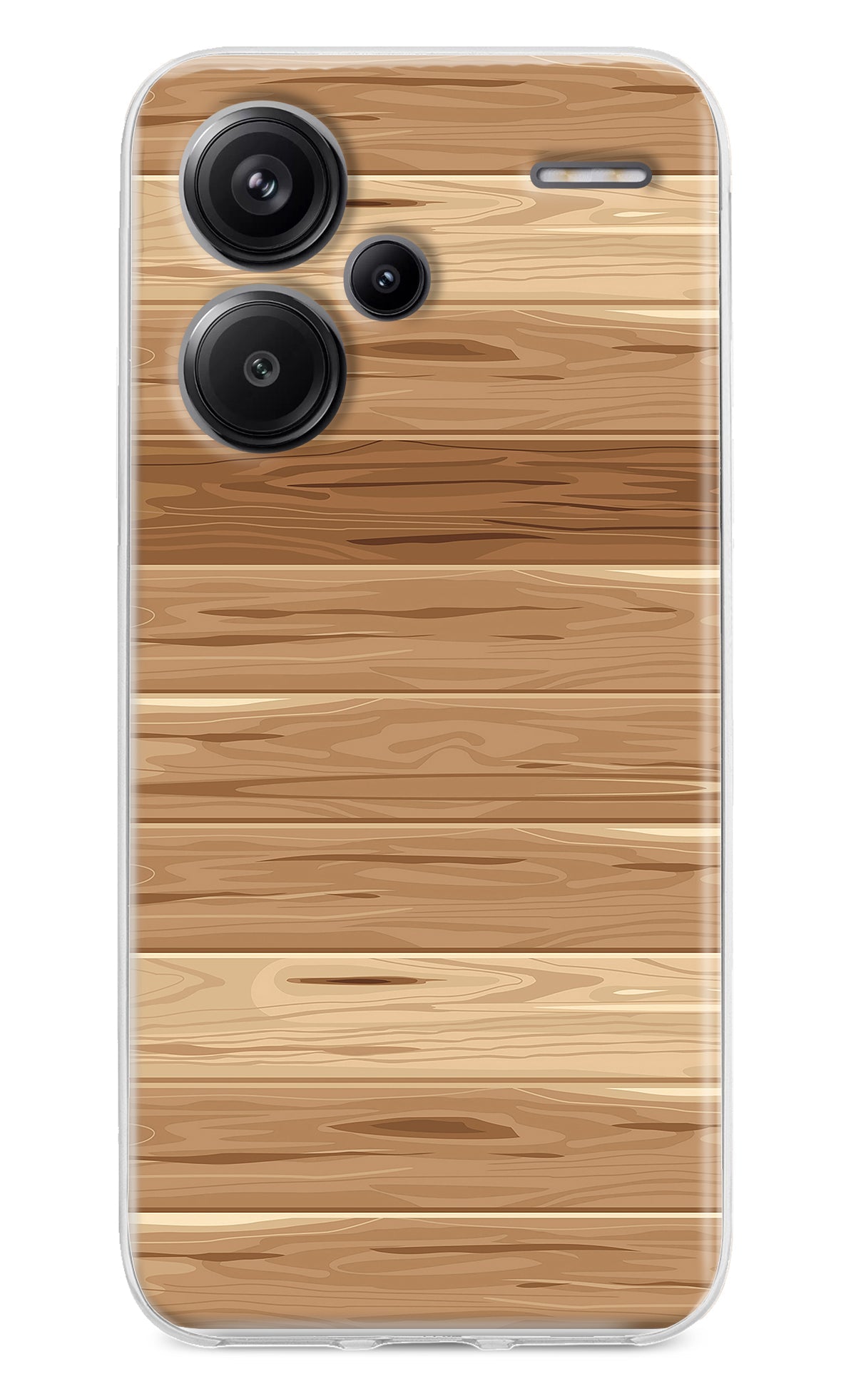 Wooden Vector Redmi Note 13 Pro+ 5G Back Cover