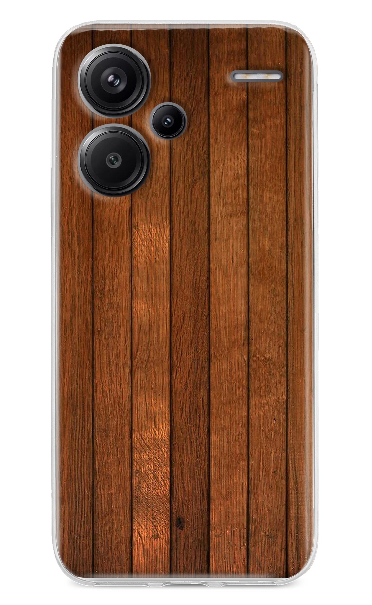 Wooden Artwork Bands Redmi Note 13 Pro+ 5G Back Cover