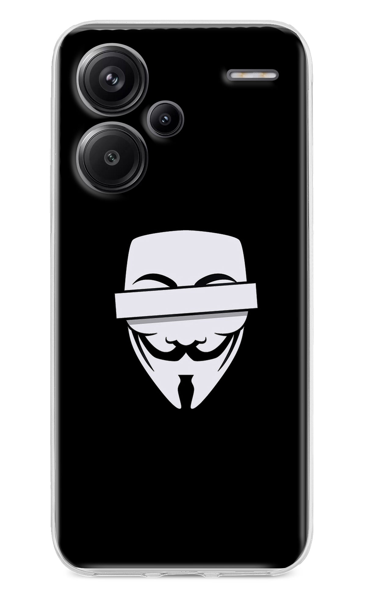 Anonymous Face Redmi Note 13 Pro+ 5G Back Cover