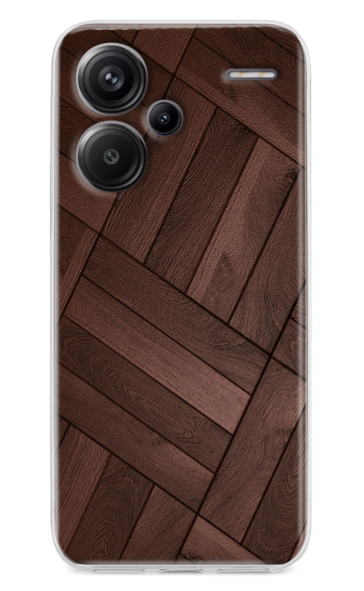 Wooden Texture Design Redmi Note 13 Pro+ 5G Back Cover