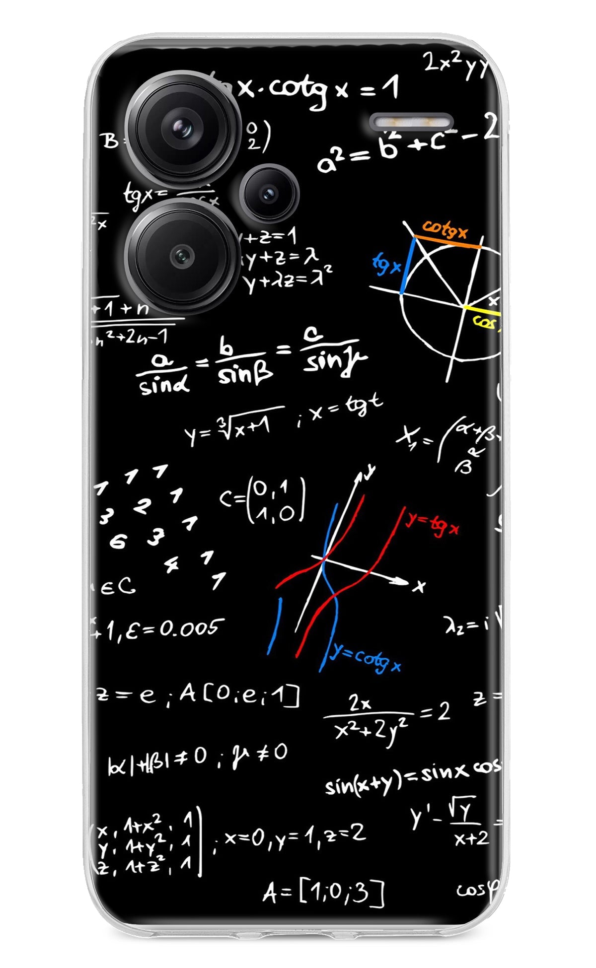 Mathematics Formula Redmi Note 13 Pro+ 5G Back Cover