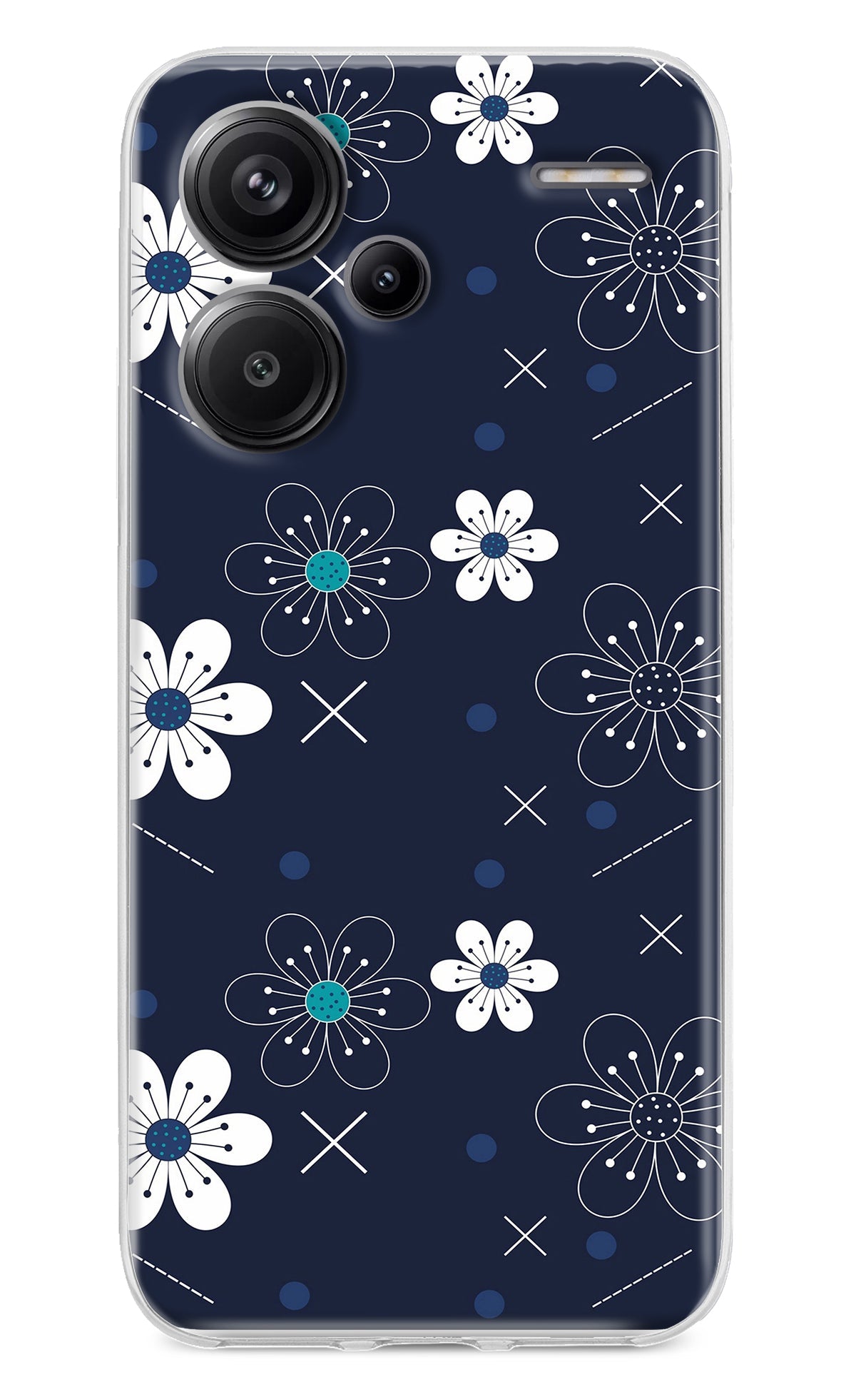 Flowers Redmi Note 13 Pro+ 5G Back Cover