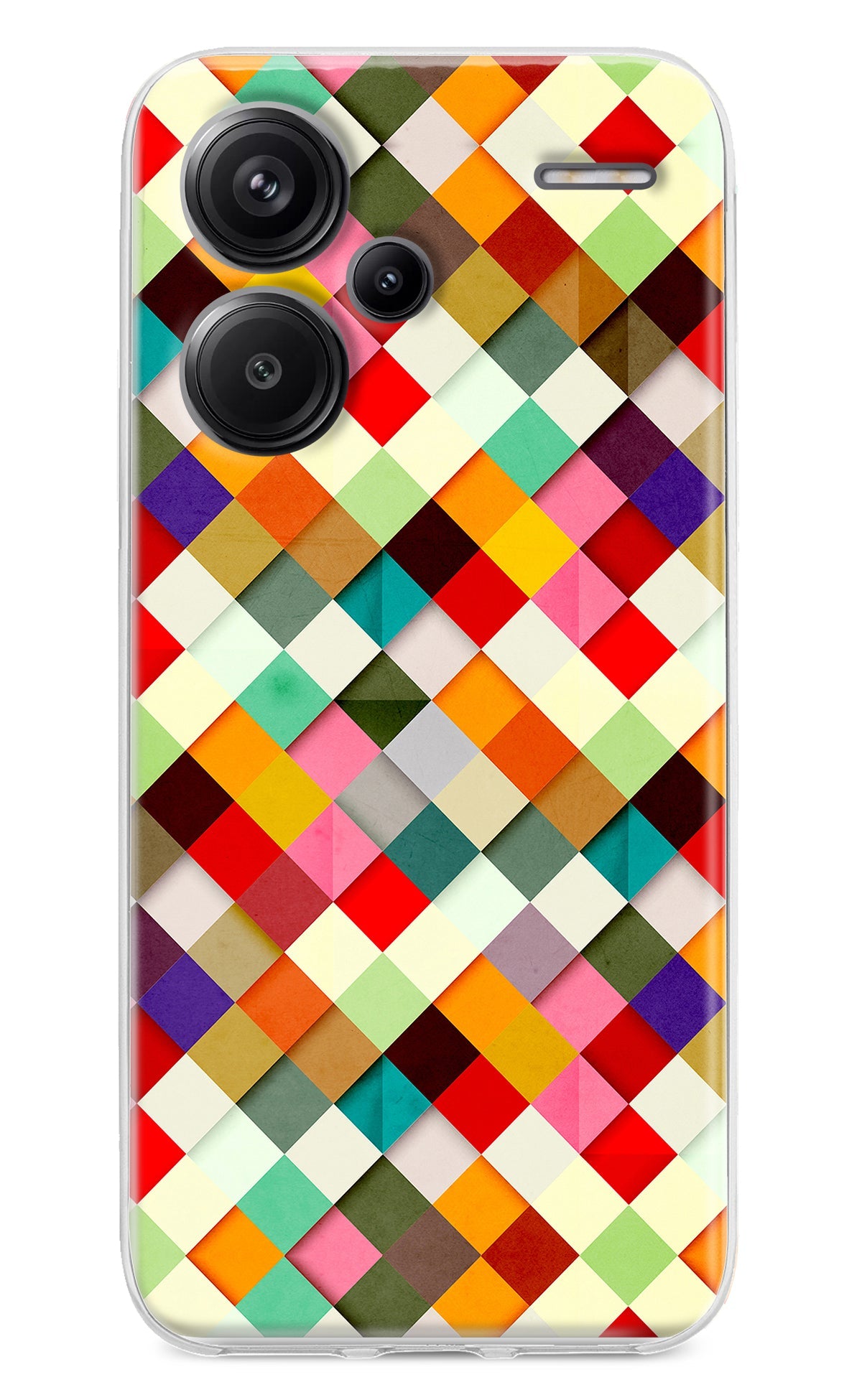 Geometric Abstract Colorful Redmi Note 13 Pro+ 5G Back Cover