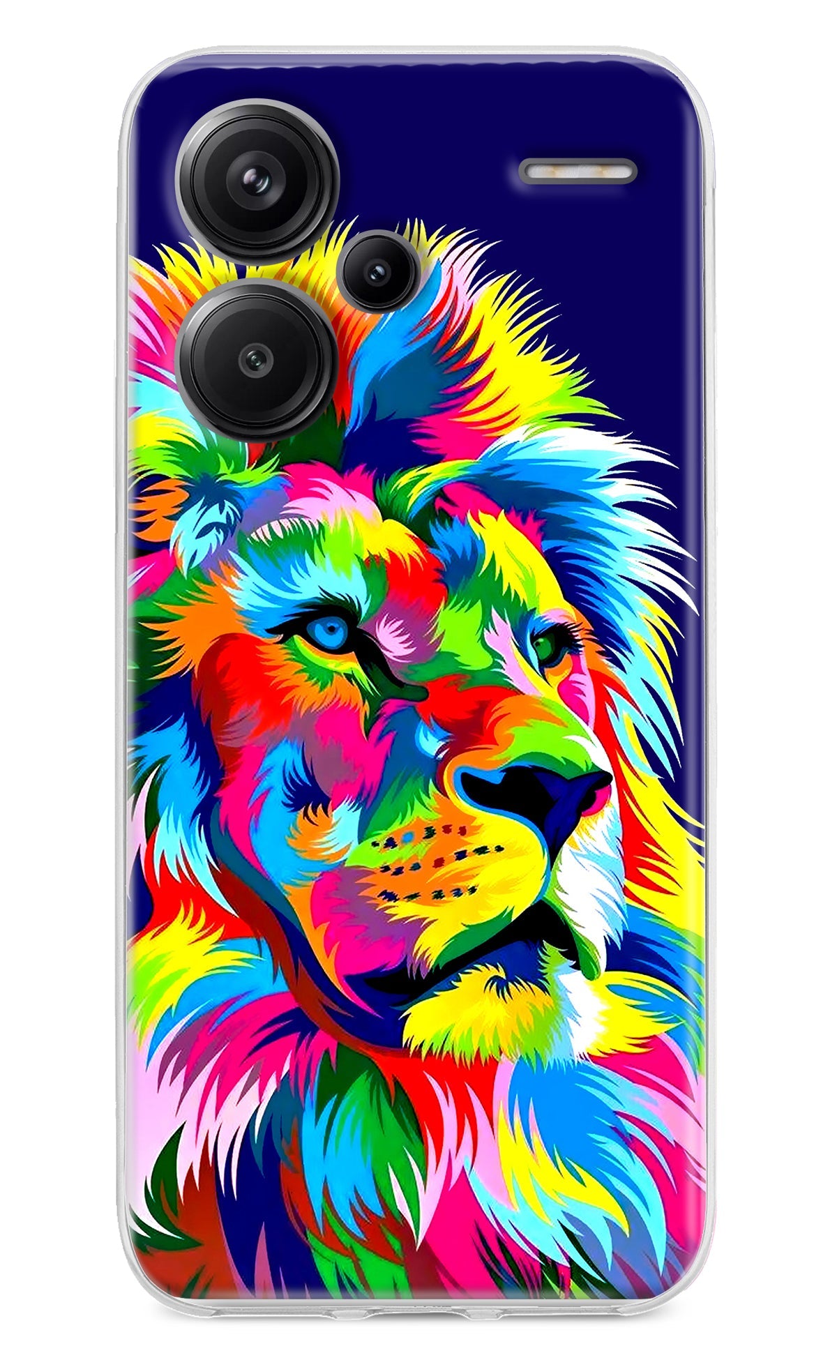 Vector Art Lion Redmi Note 13 Pro+ 5G Back Cover