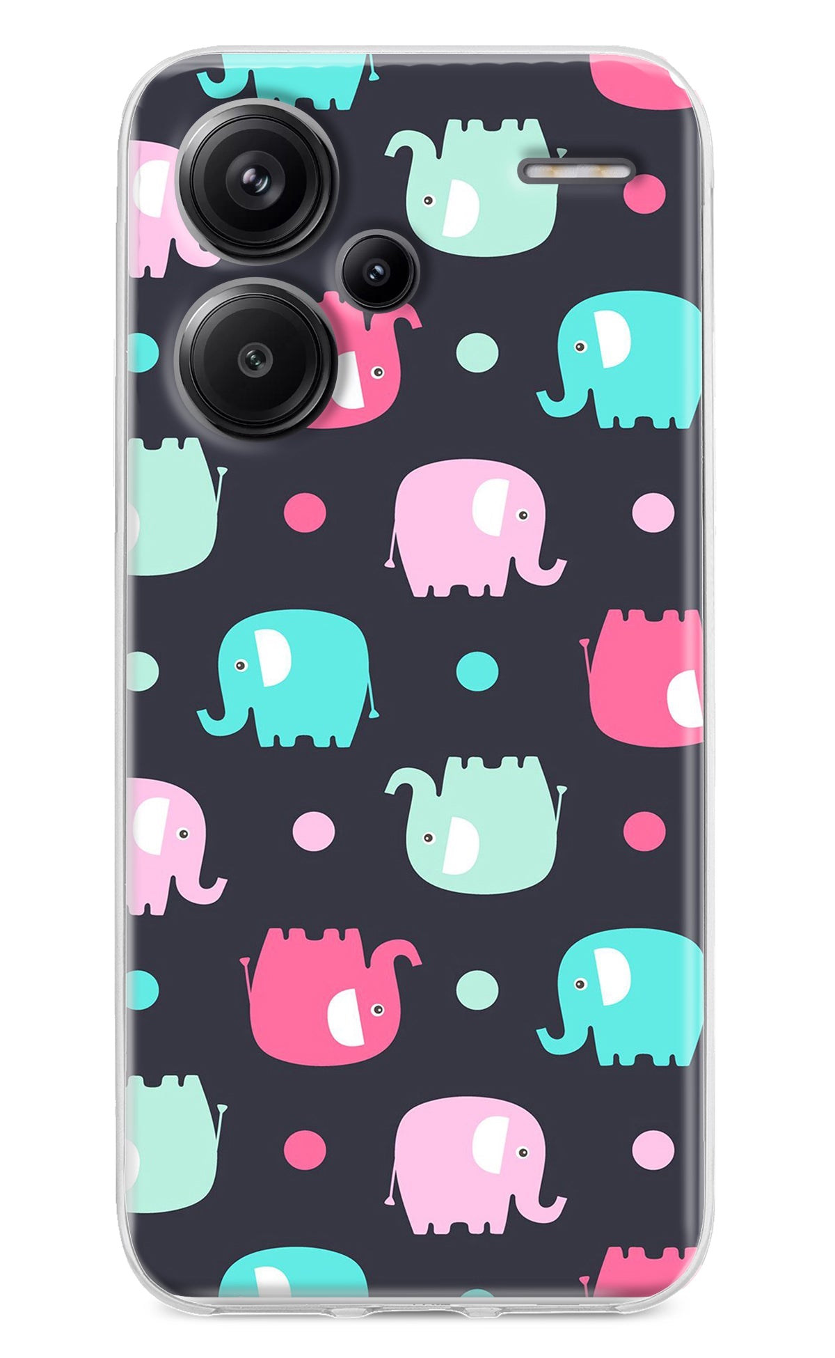 Elephants Redmi Note 13 Pro+ 5G Back Cover