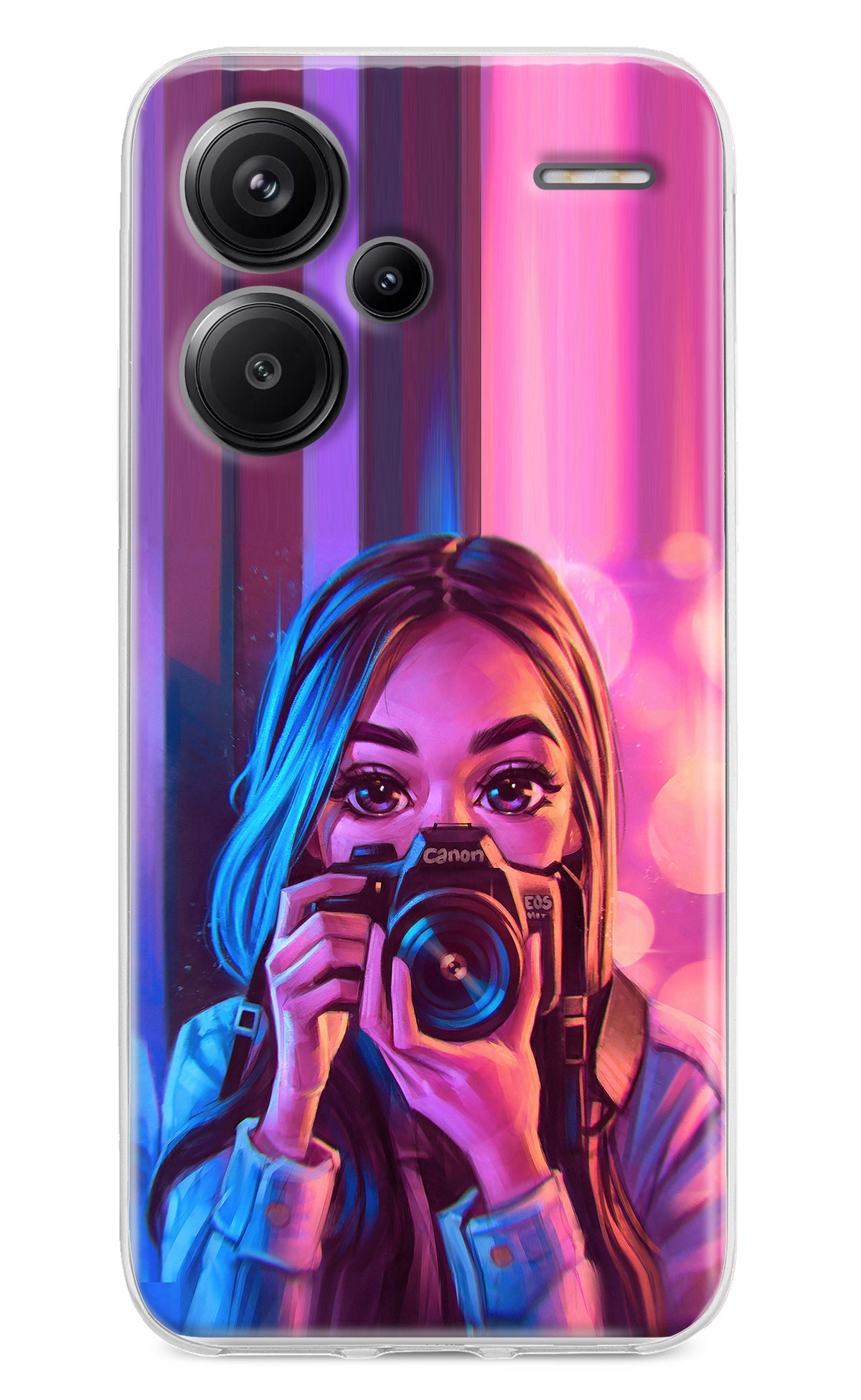 Girl Photographer Redmi Note 13 Pro+ 5G Back Cover