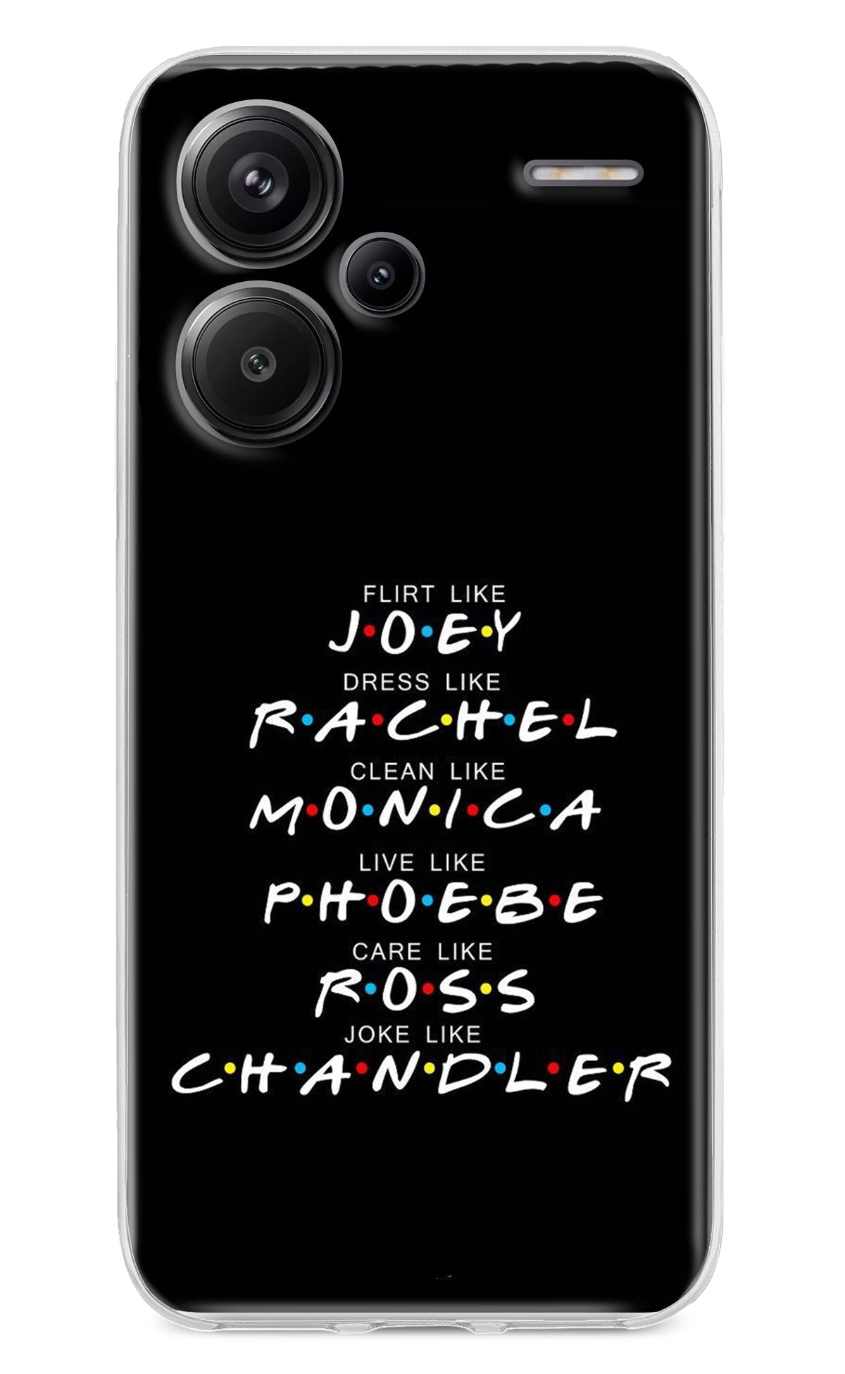 FRIENDS Character Redmi Note 13 Pro+ 5G Back Cover