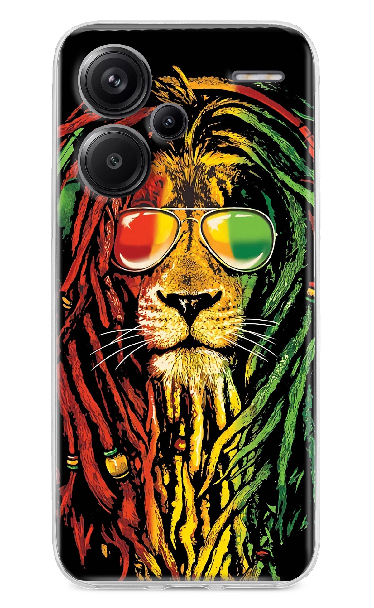 Rasta Lion Redmi Note 13 Pro+ 5G Back Cover