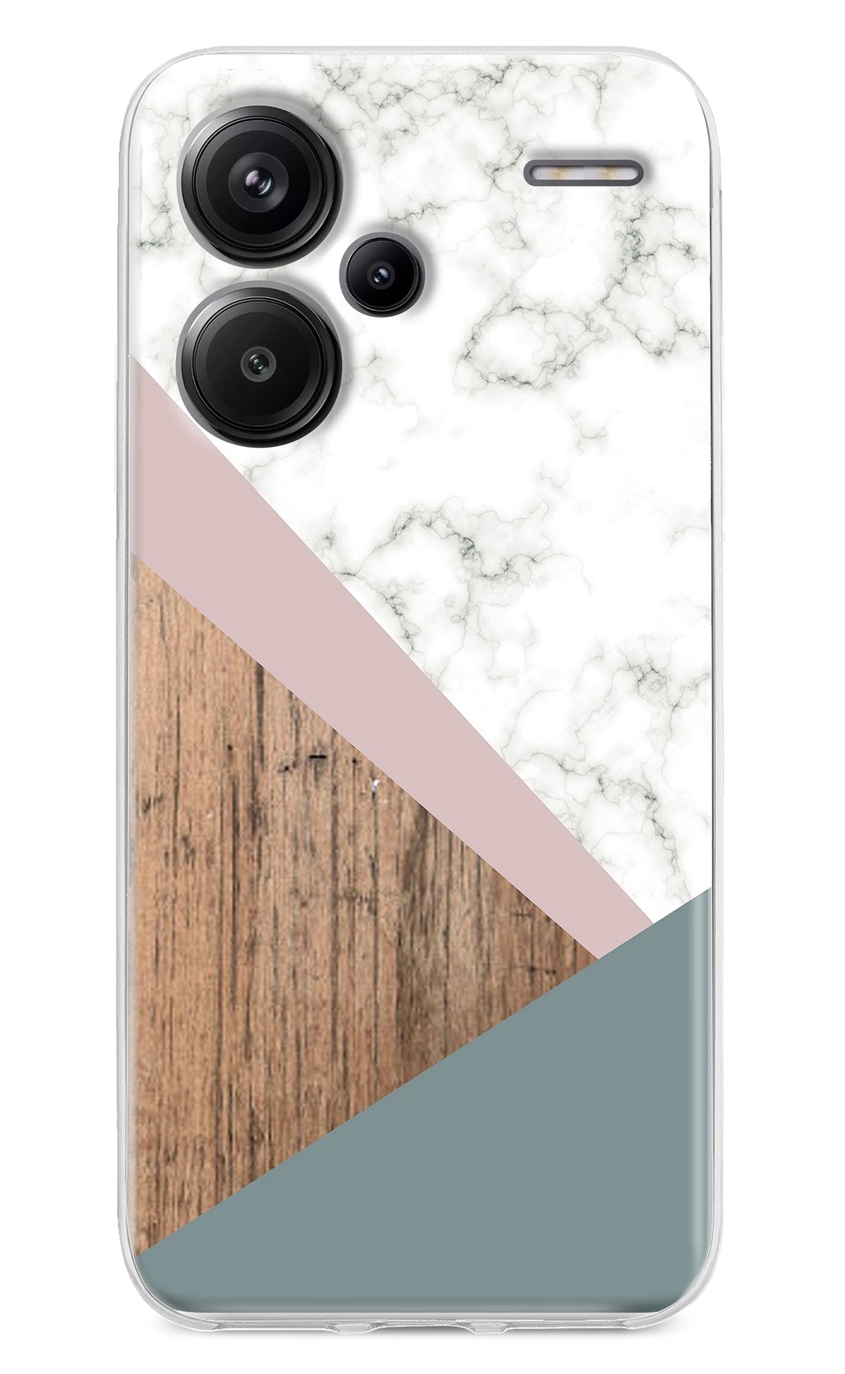 Marble wood Abstract Redmi Note 13 Pro+ 5G Back Cover