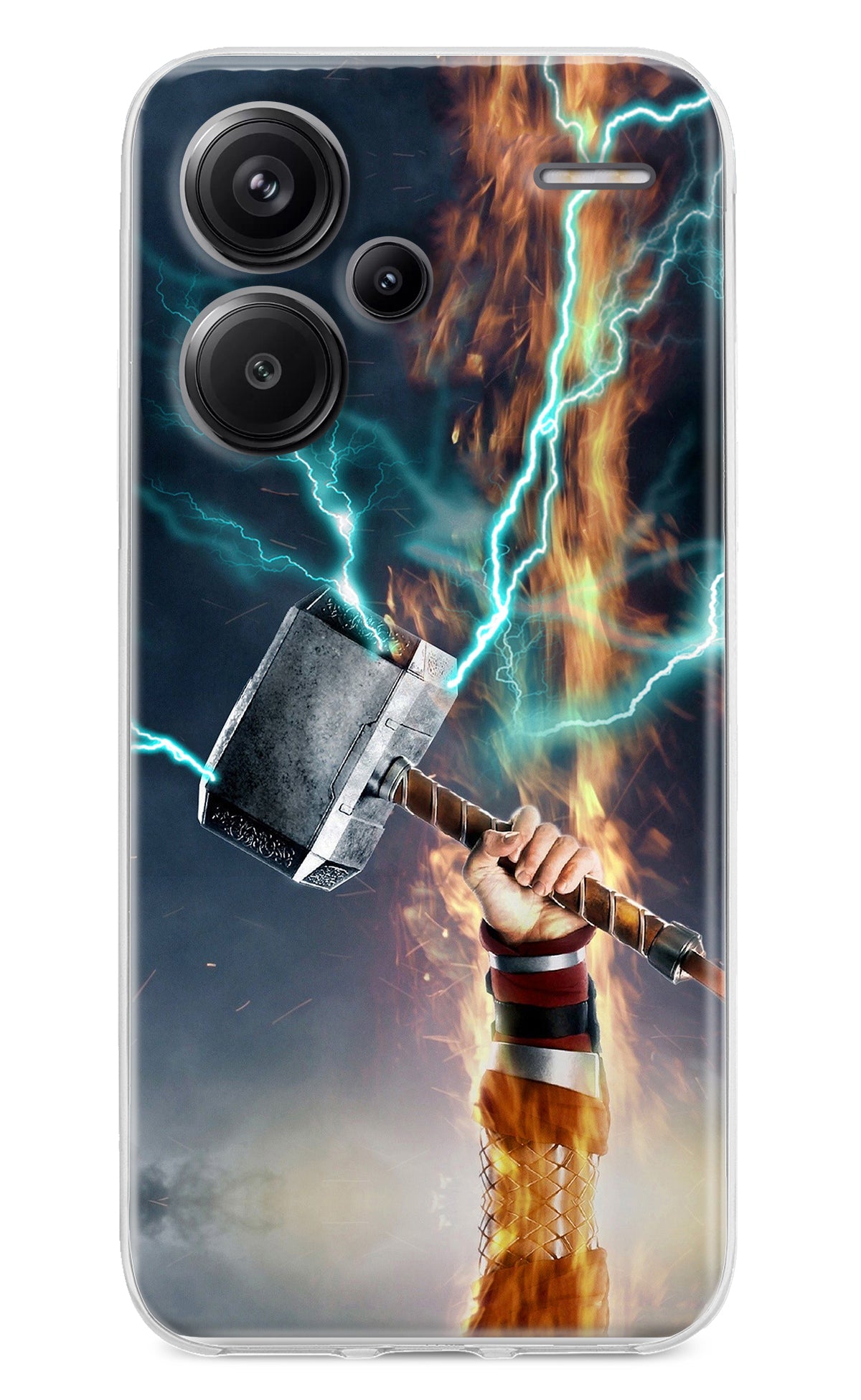 Thor Hammer Mjolnir Redmi Note 13 Pro+ 5G Back Cover