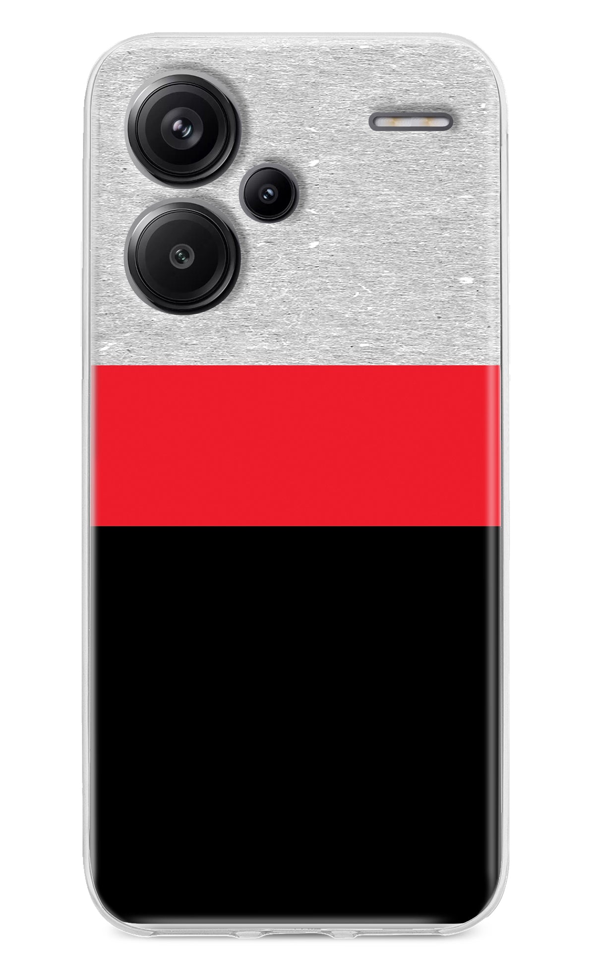 Tri Color Pattern Redmi Note 13 Pro+ 5G Back Cover