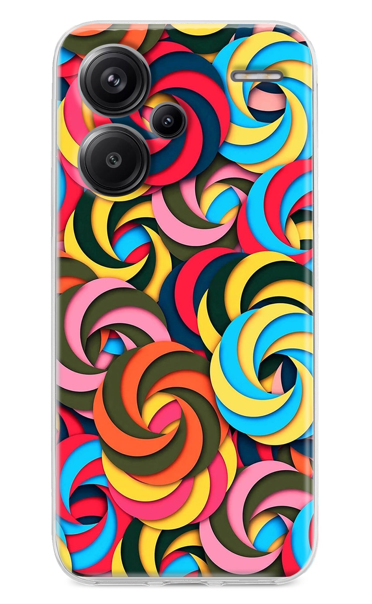 Spiral Pattern Redmi Note 13 Pro+ 5G Back Cover