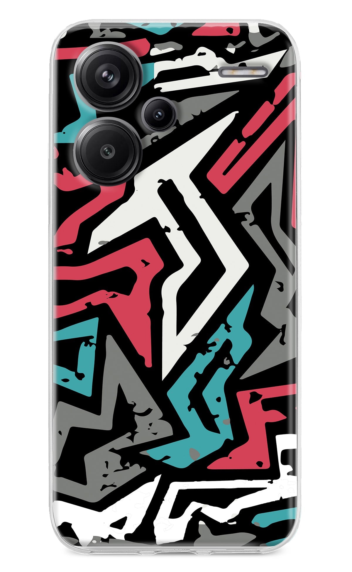 Geometric Graffiti Redmi Note 13 Pro+ 5G Back Cover