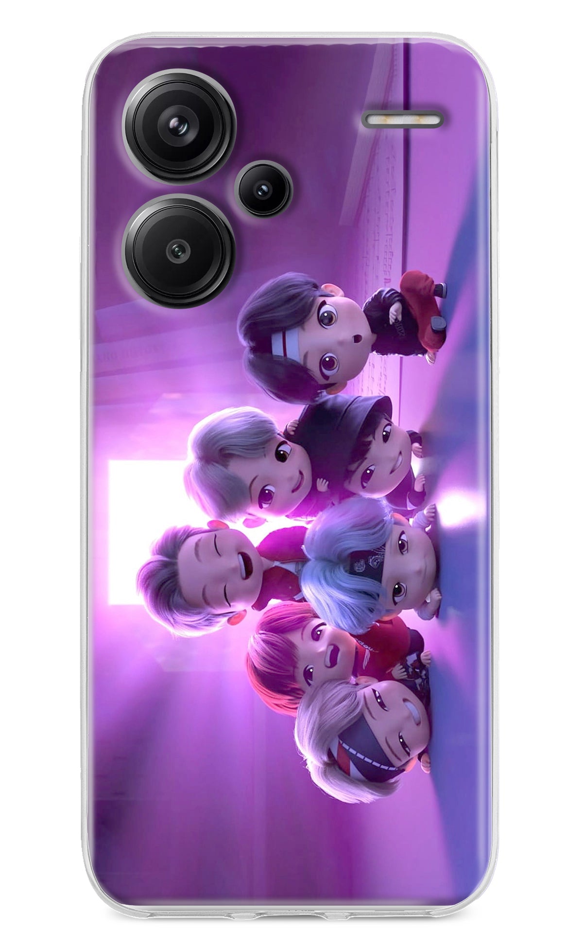 BTS Chibi Redmi Note 13 Pro+ 5G Back Cover