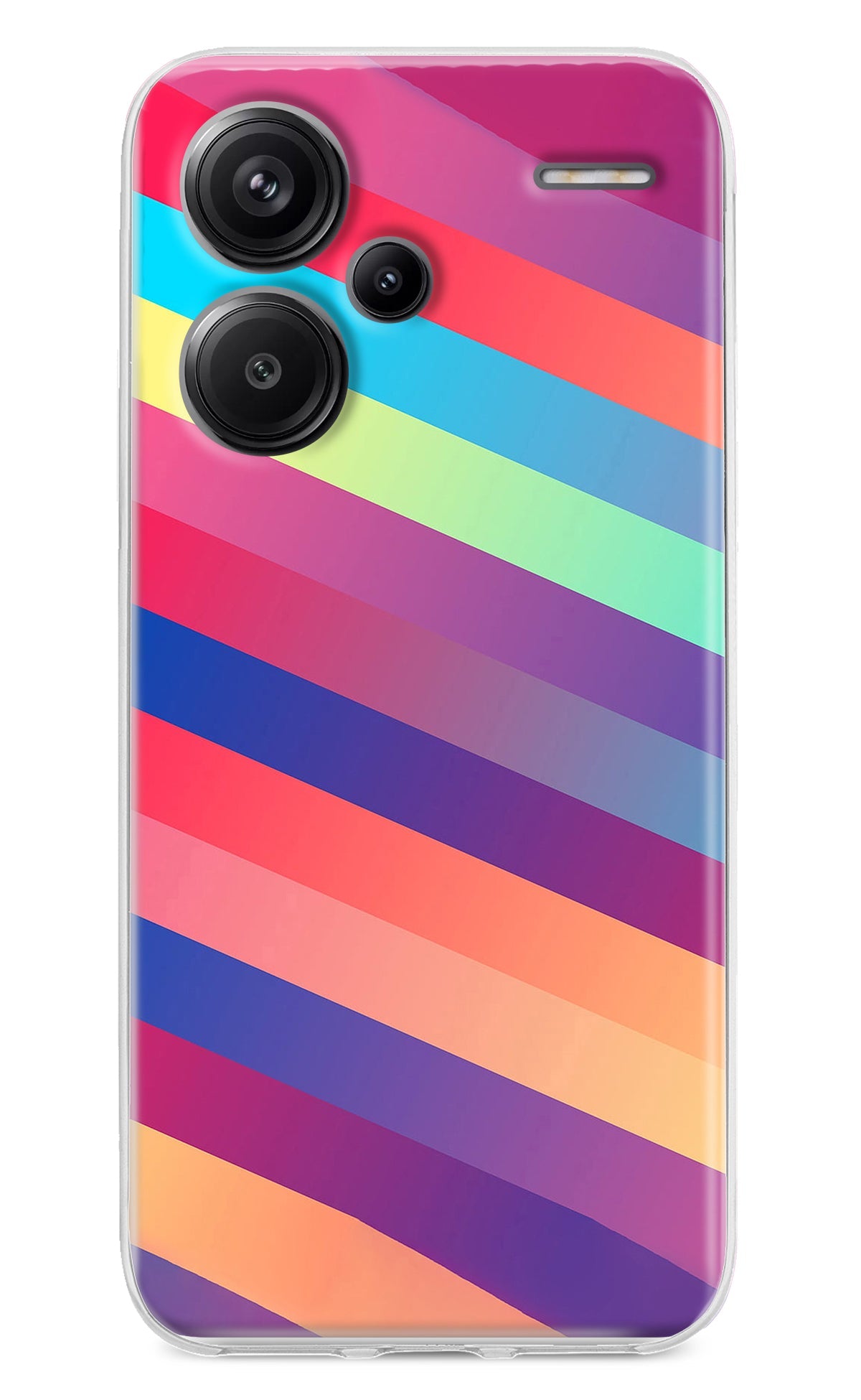 Stripes color Redmi Note 13 Pro+ 5G Back Cover