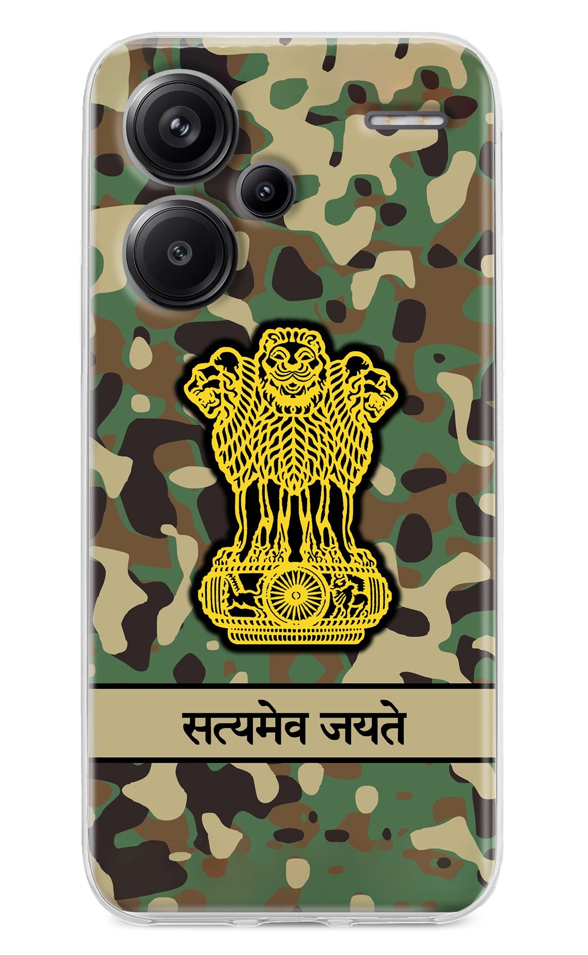 Satyamev Jayate Army Redmi Note 13 Pro+ 5G Back Cover