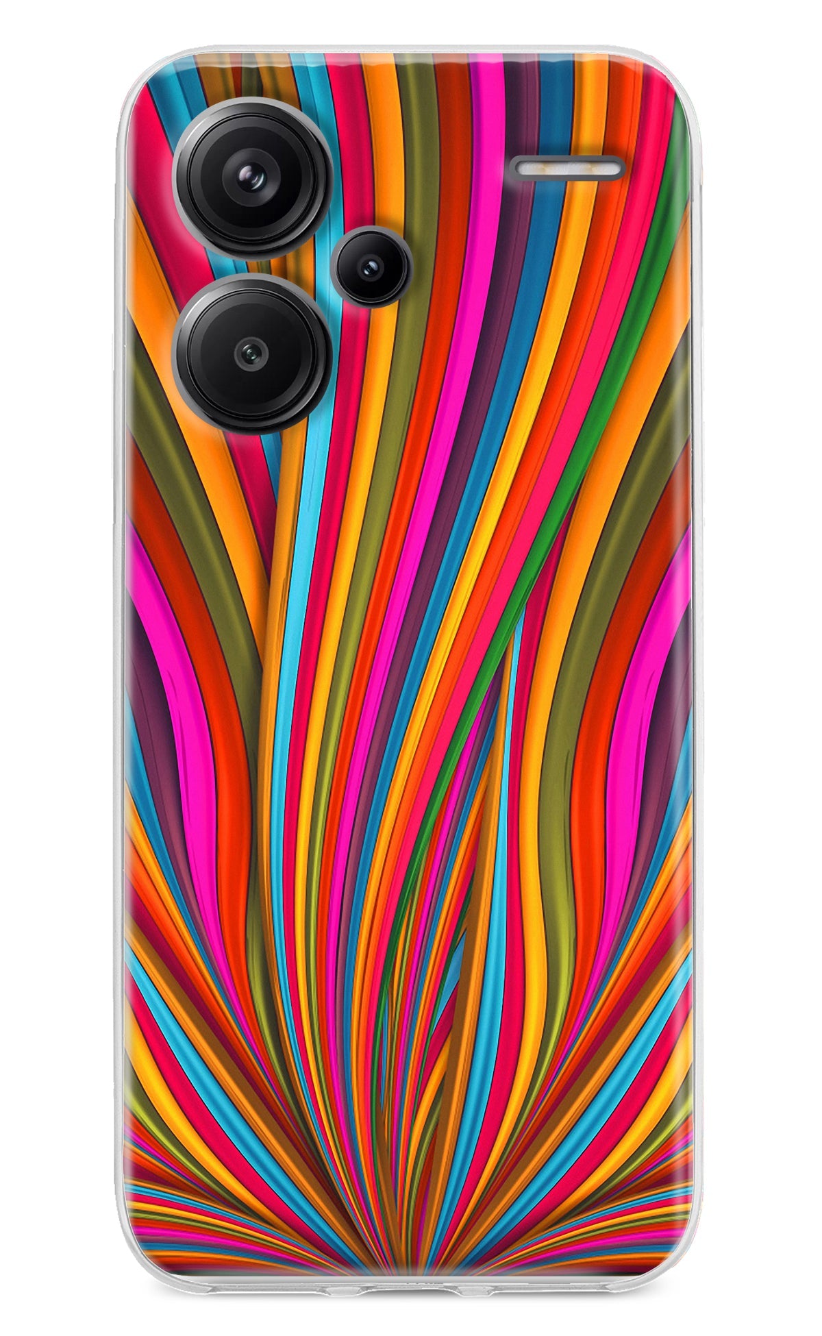 Trippy Wavy Redmi Note 13 Pro+ 5G Back Cover