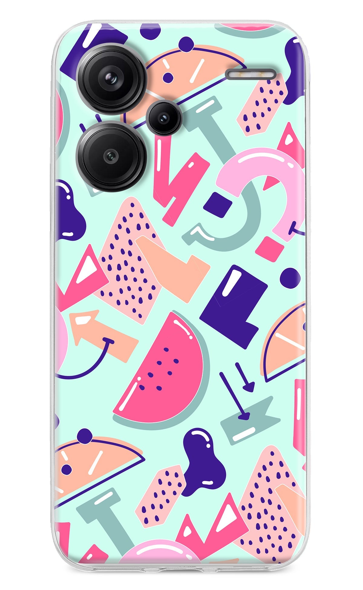 Doodle Pattern Redmi Note 13 Pro+ 5G Back Cover