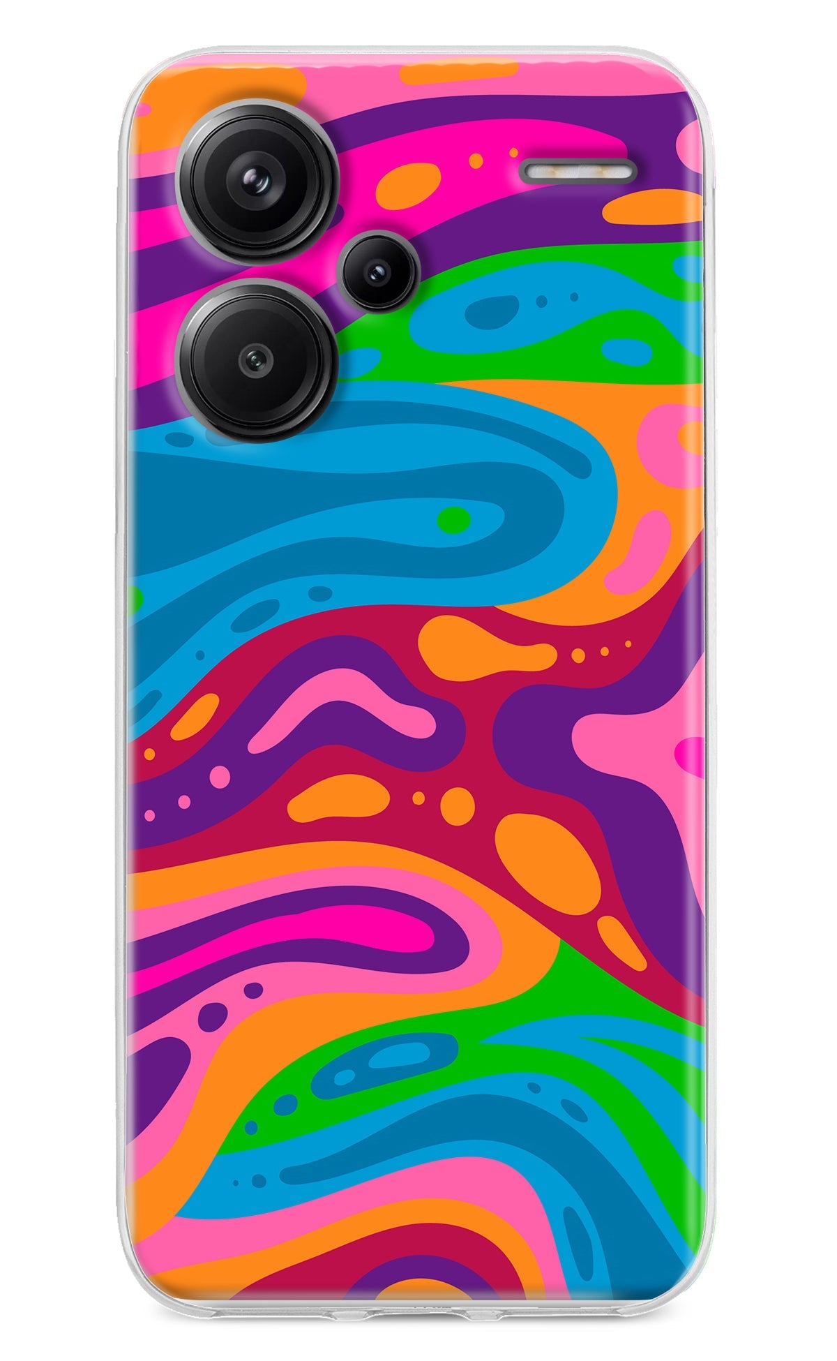 Trippy Pattern Redmi Note 13 Pro+ 5G Back Cover