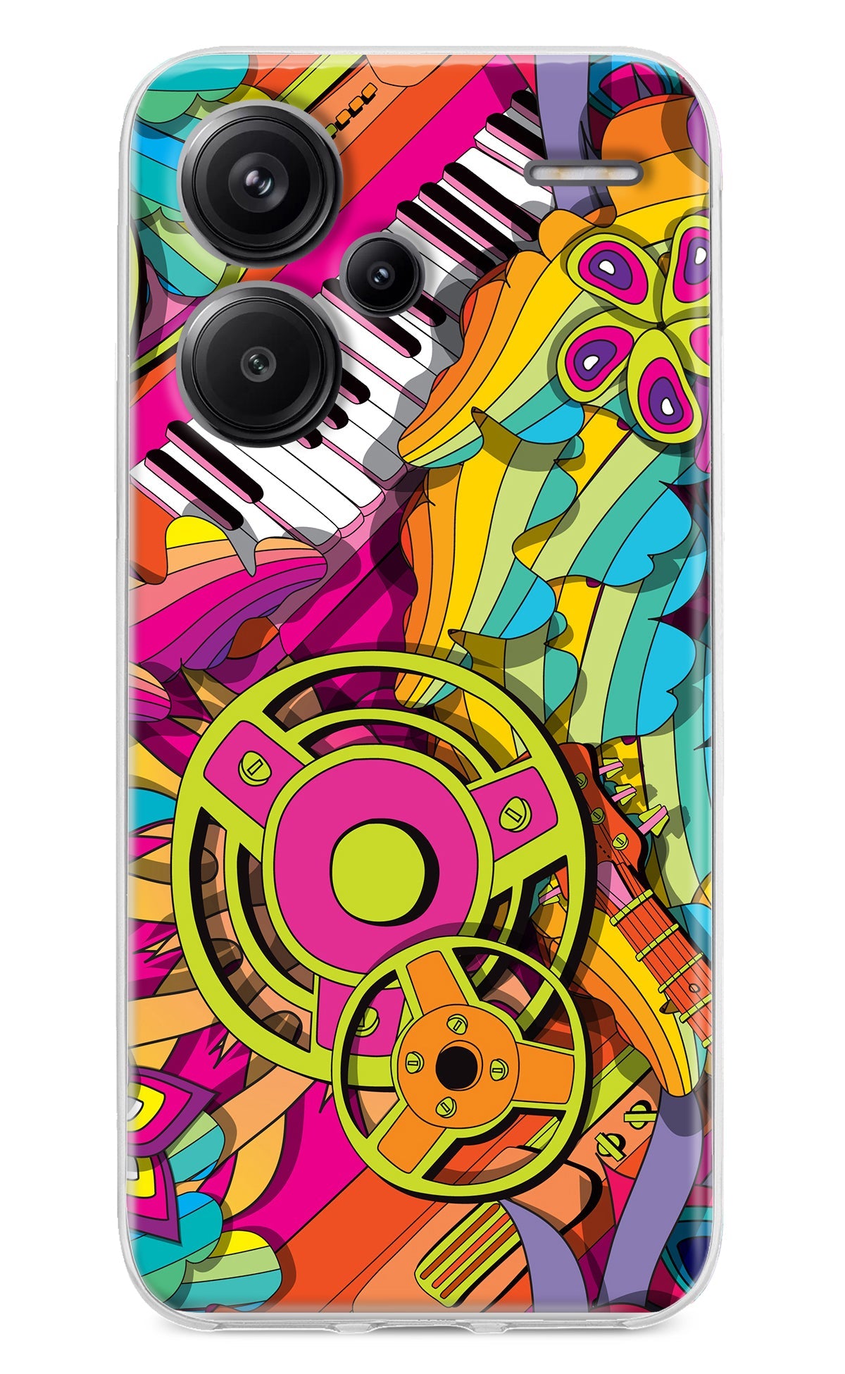 Music Doodle Redmi Note 13 Pro+ 5G Back Cover