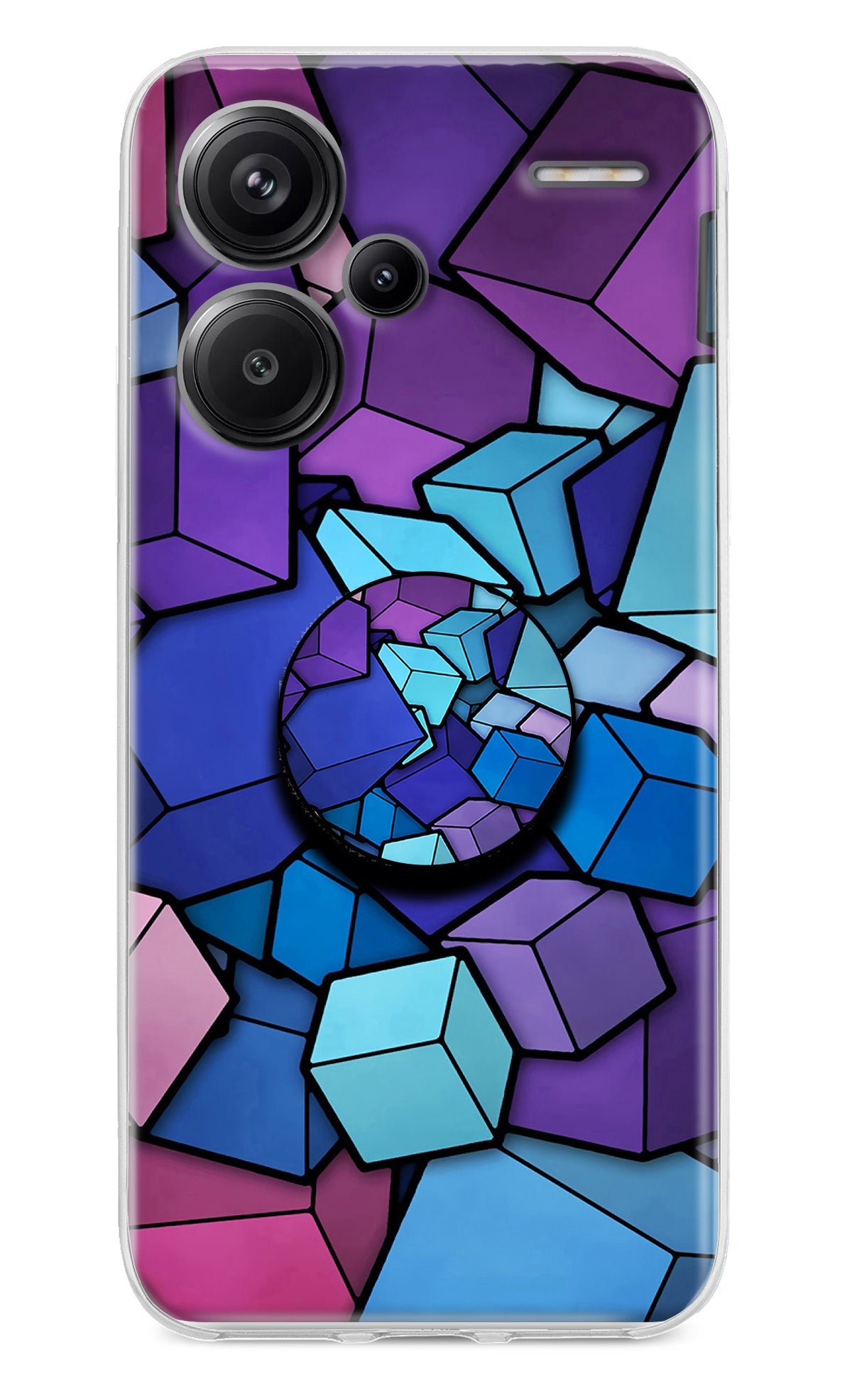 Cubic Abstract Redmi Note 13 Pro+ 5G Pop Case