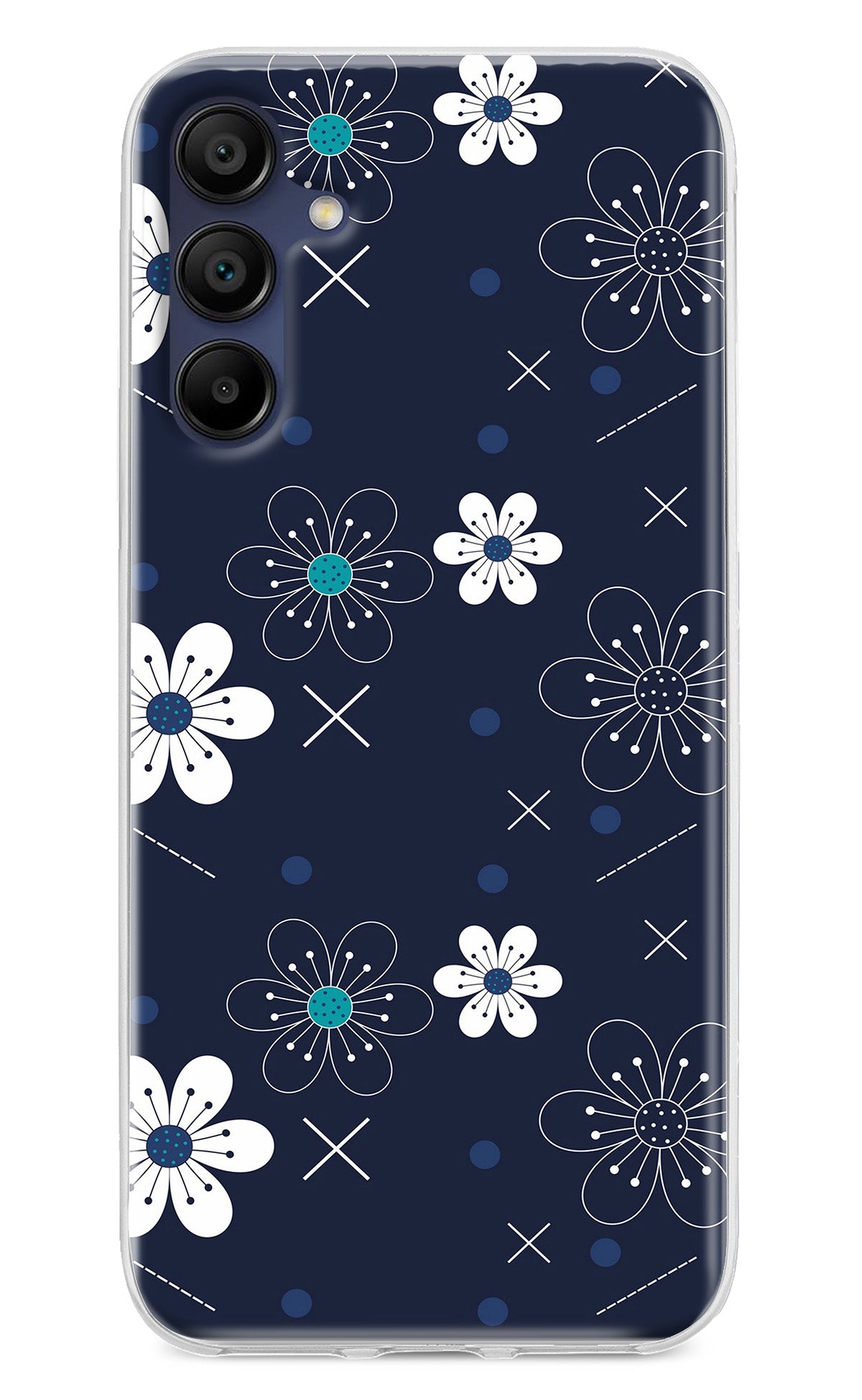 Flowers Samsung A15 5G Back Cover