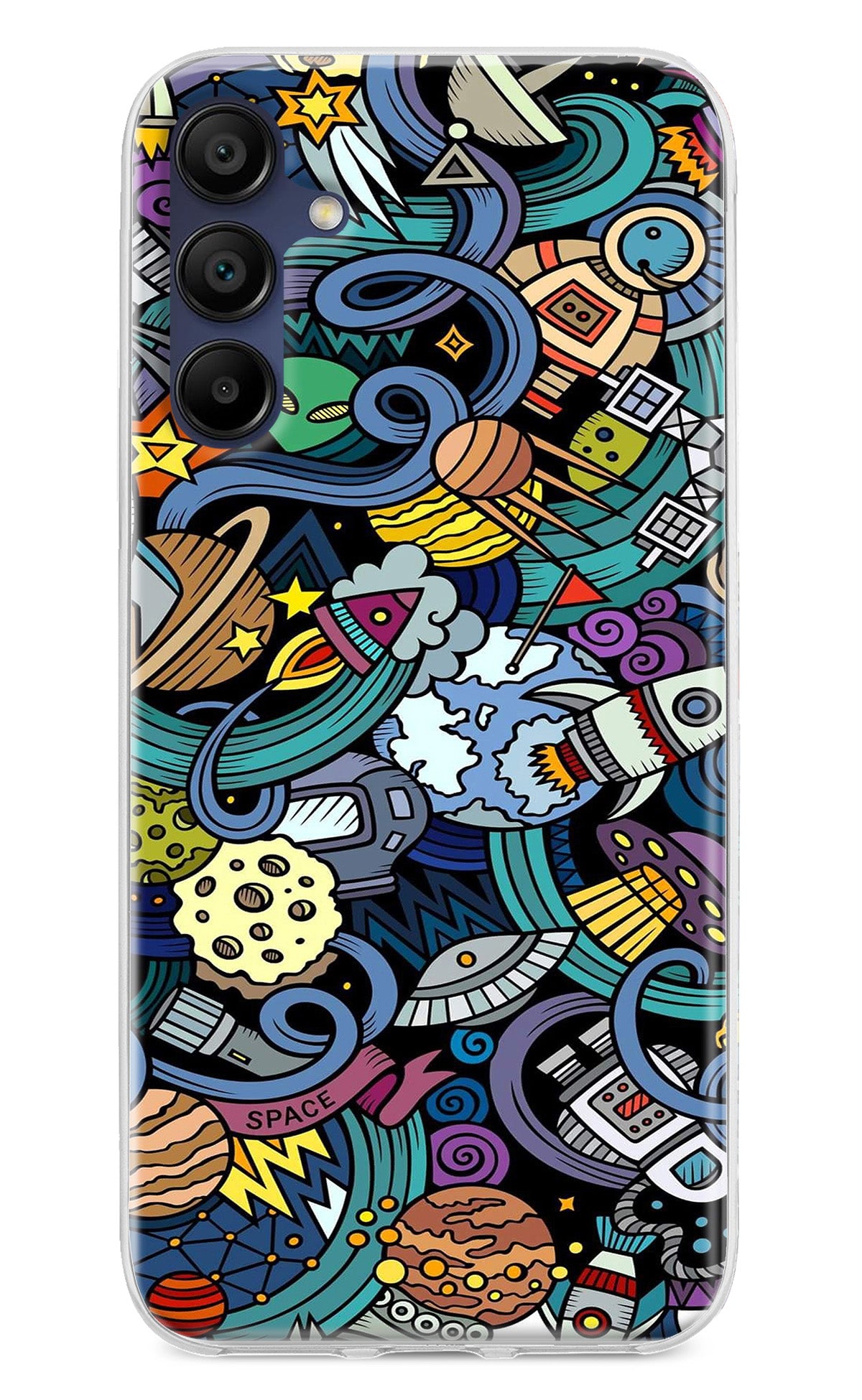 Space Abstract Samsung A15 5G Back Cover