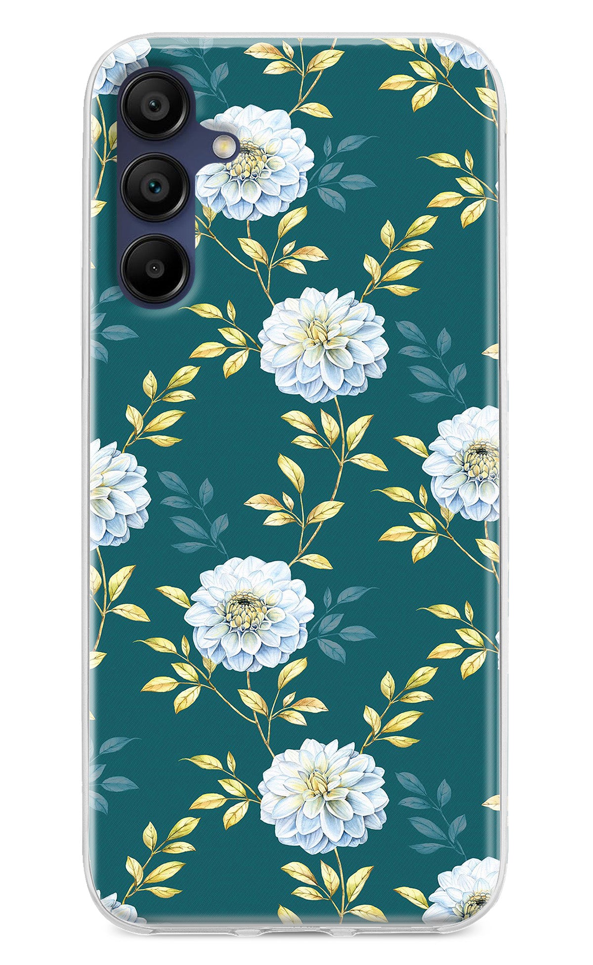 Flowers Samsung A15 5G Back Cover