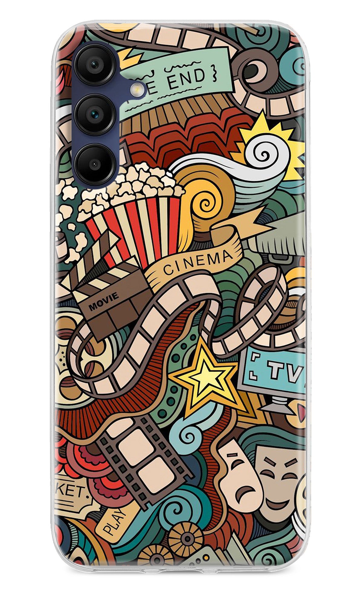 Cinema Abstract Samsung A15 5G Back Cover