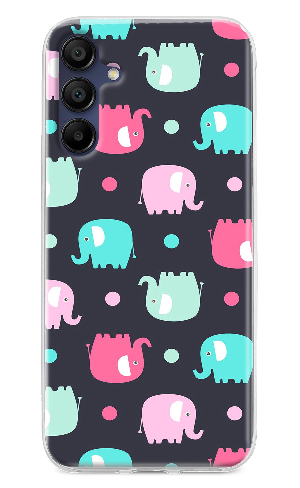 Elephants Samsung A15 5G Back Cover