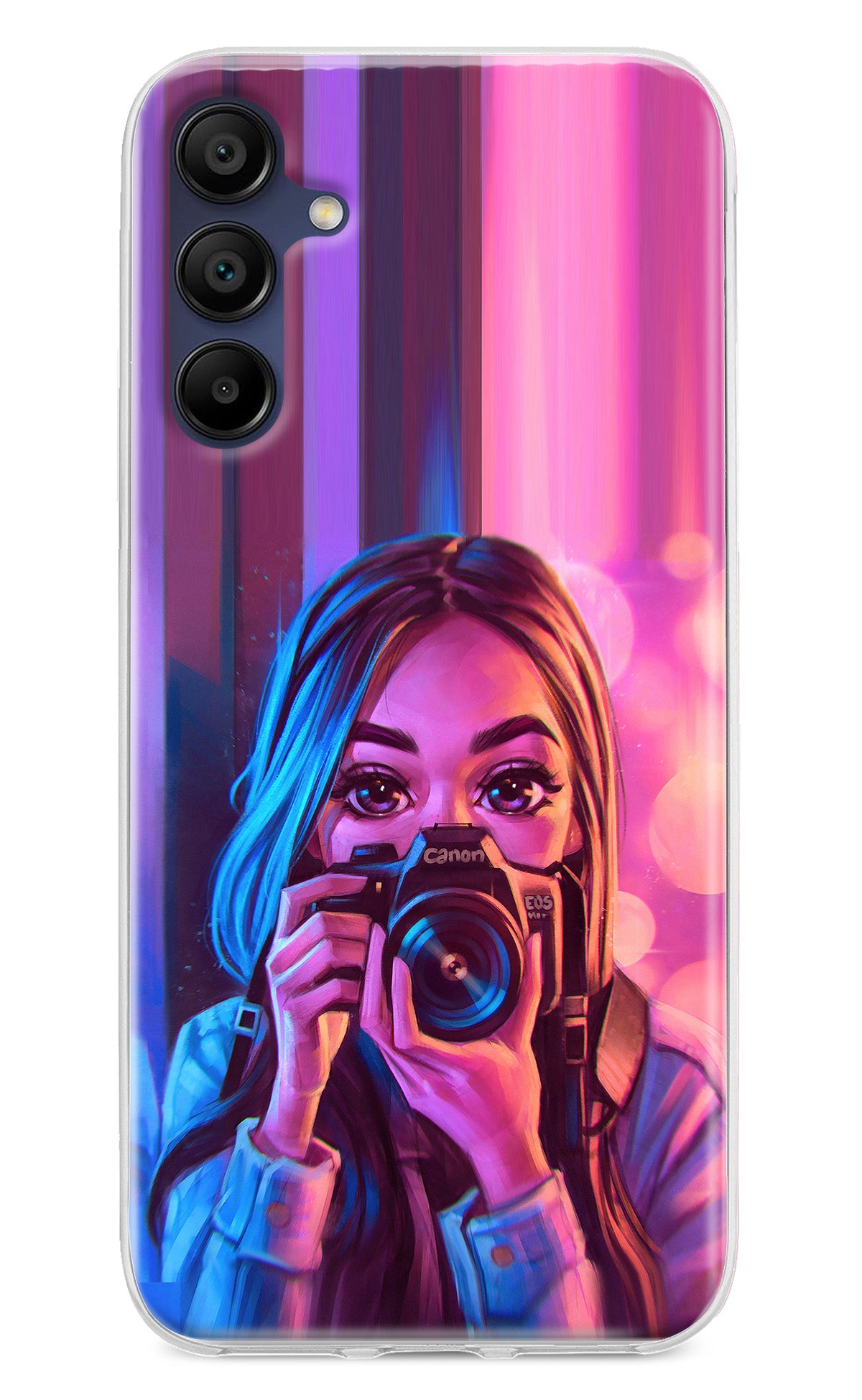 Girl Photographer Samsung A15 5G Back Cover