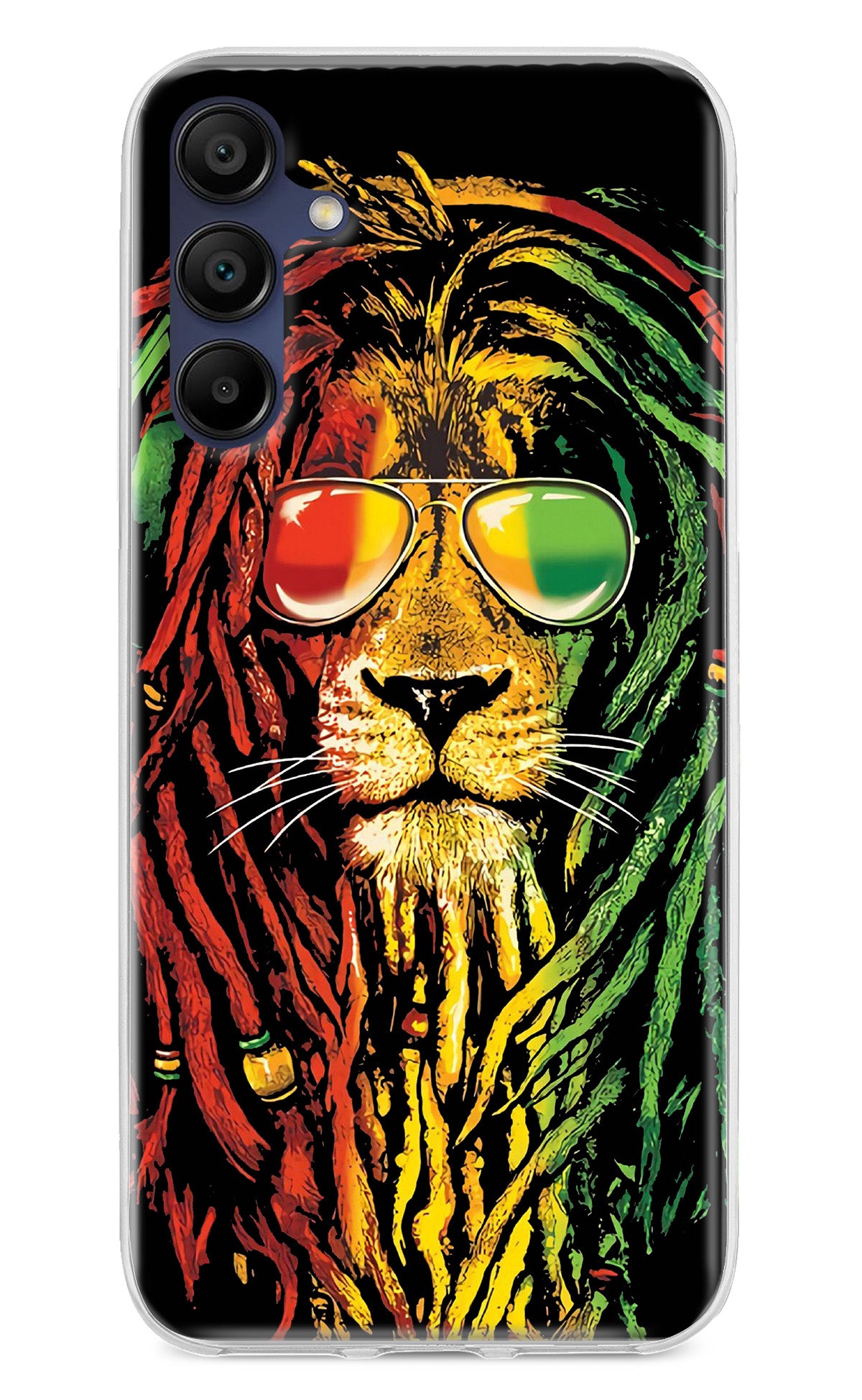 Rasta Lion Samsung A15 5G Back Cover