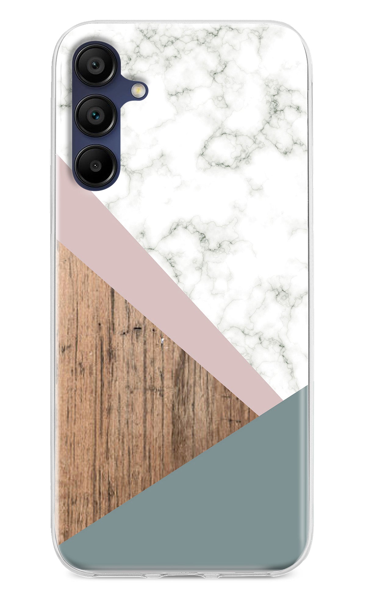 Marble wood Abstract Samsung A15 5G Back Cover