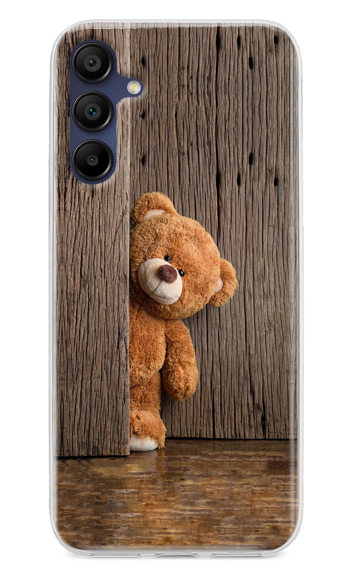 Teddy Wooden Samsung A15 5G Back Cover