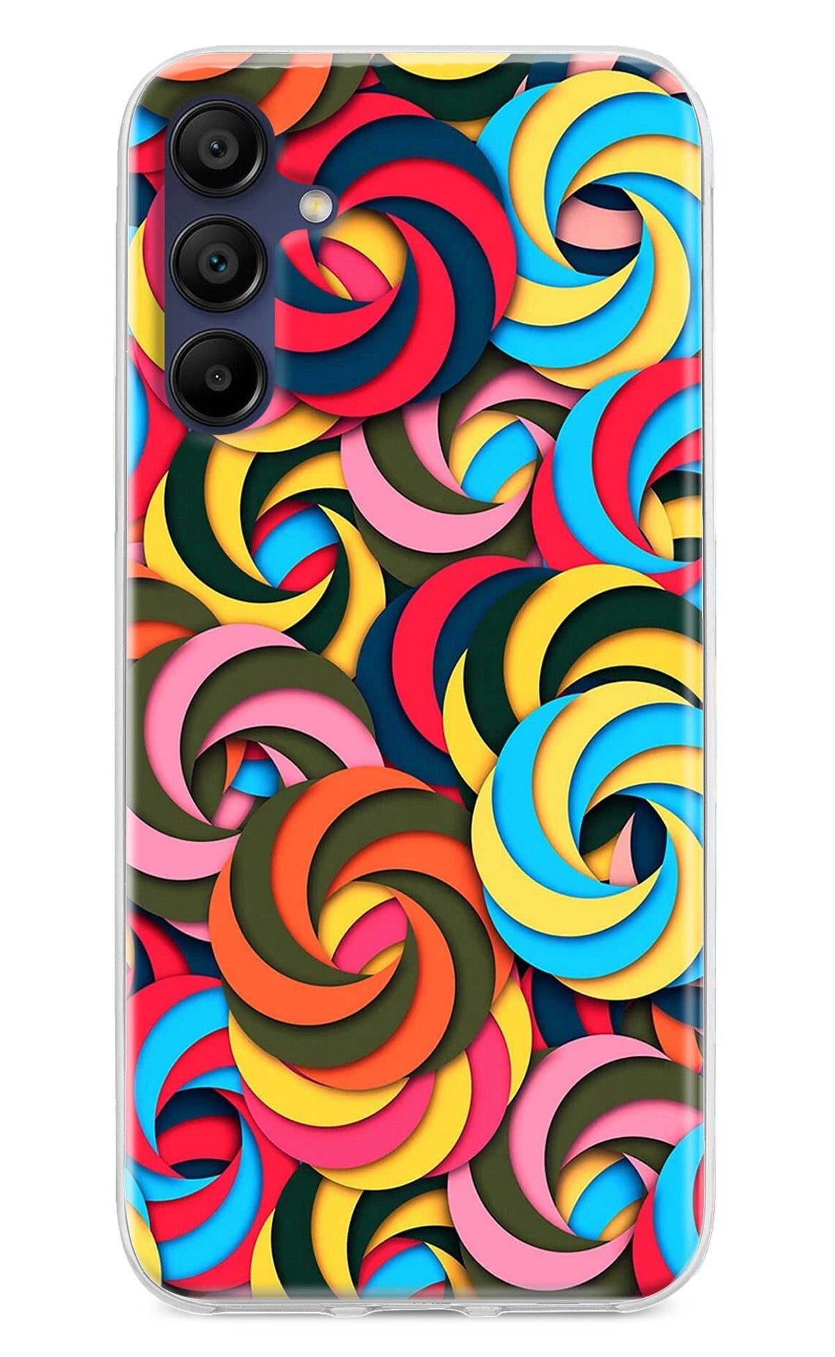 Spiral Pattern Samsung A15 5G Back Cover