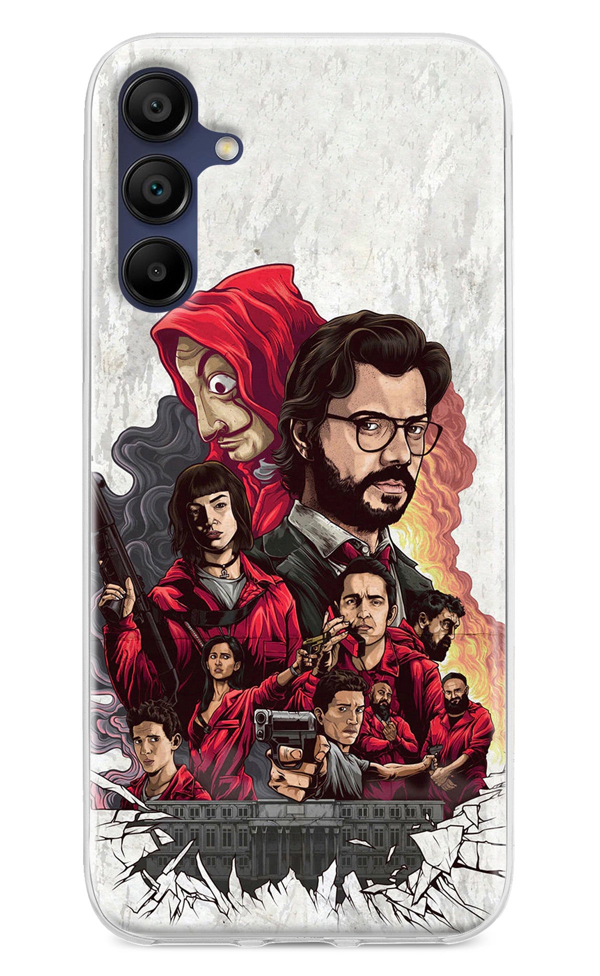 Money Heist Artwork Samsung A15 5G Back Cover