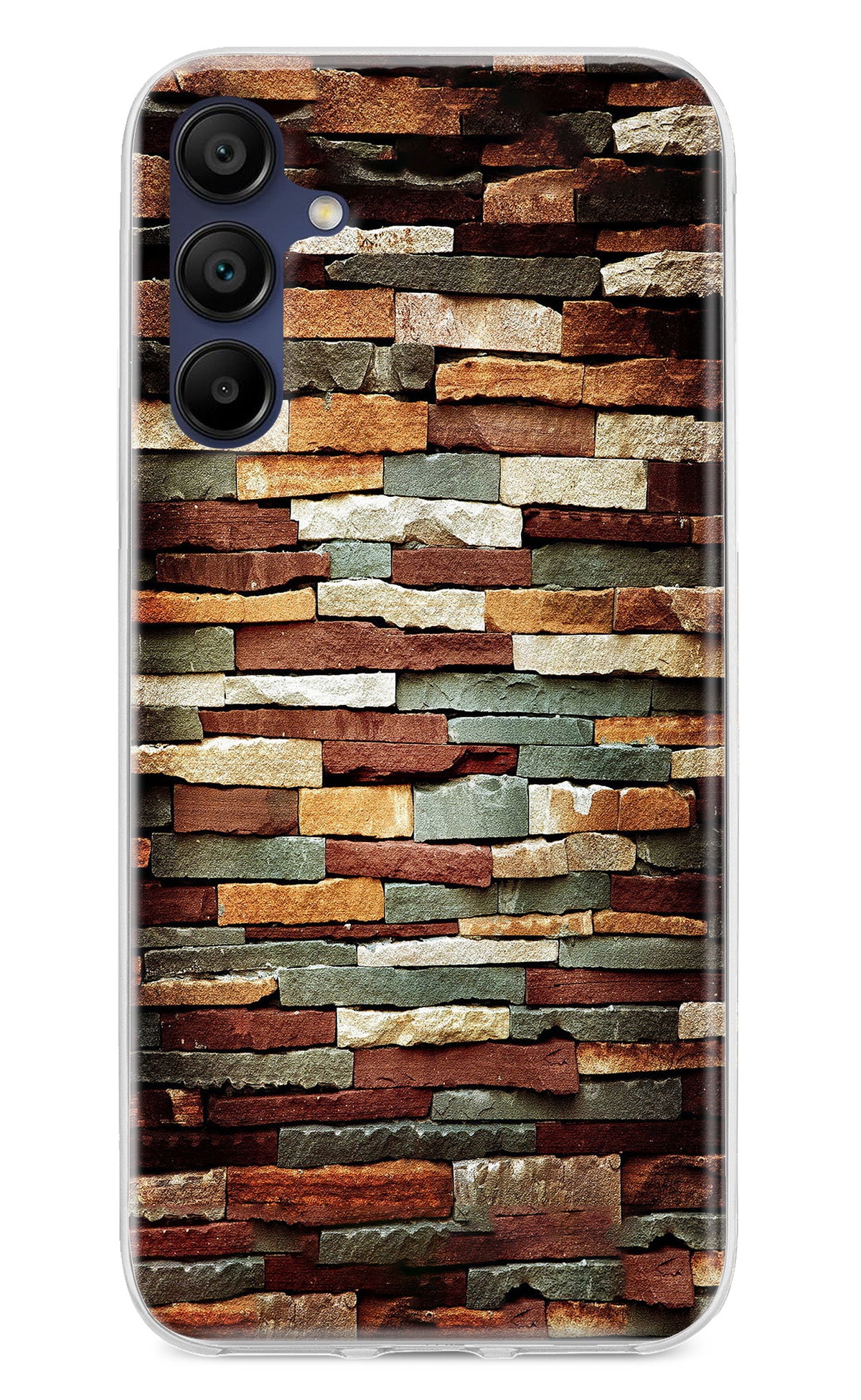 Bricks Pattern Samsung A15 5G Back Cover