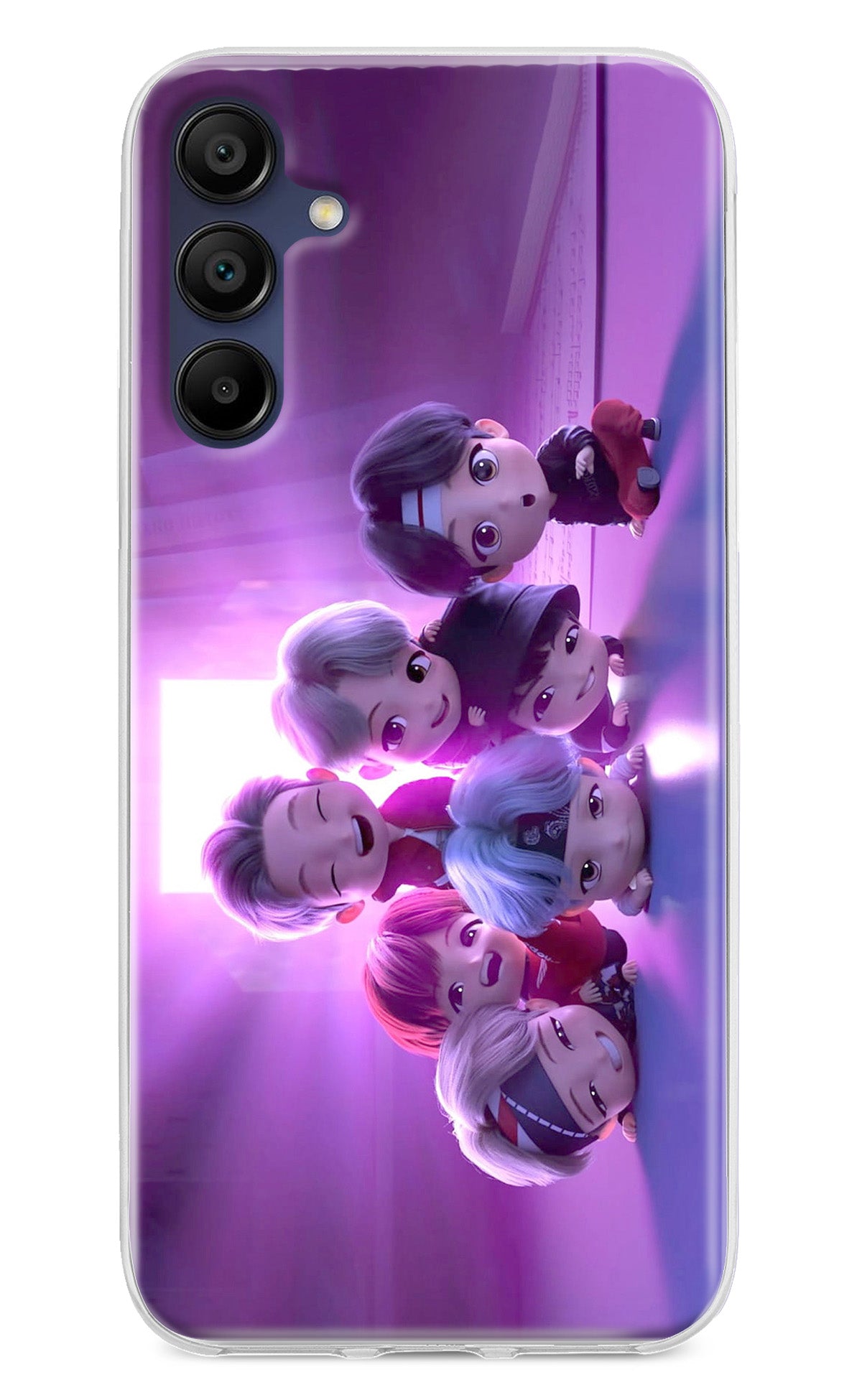 BTS Chibi Samsung A15 5G Back Cover