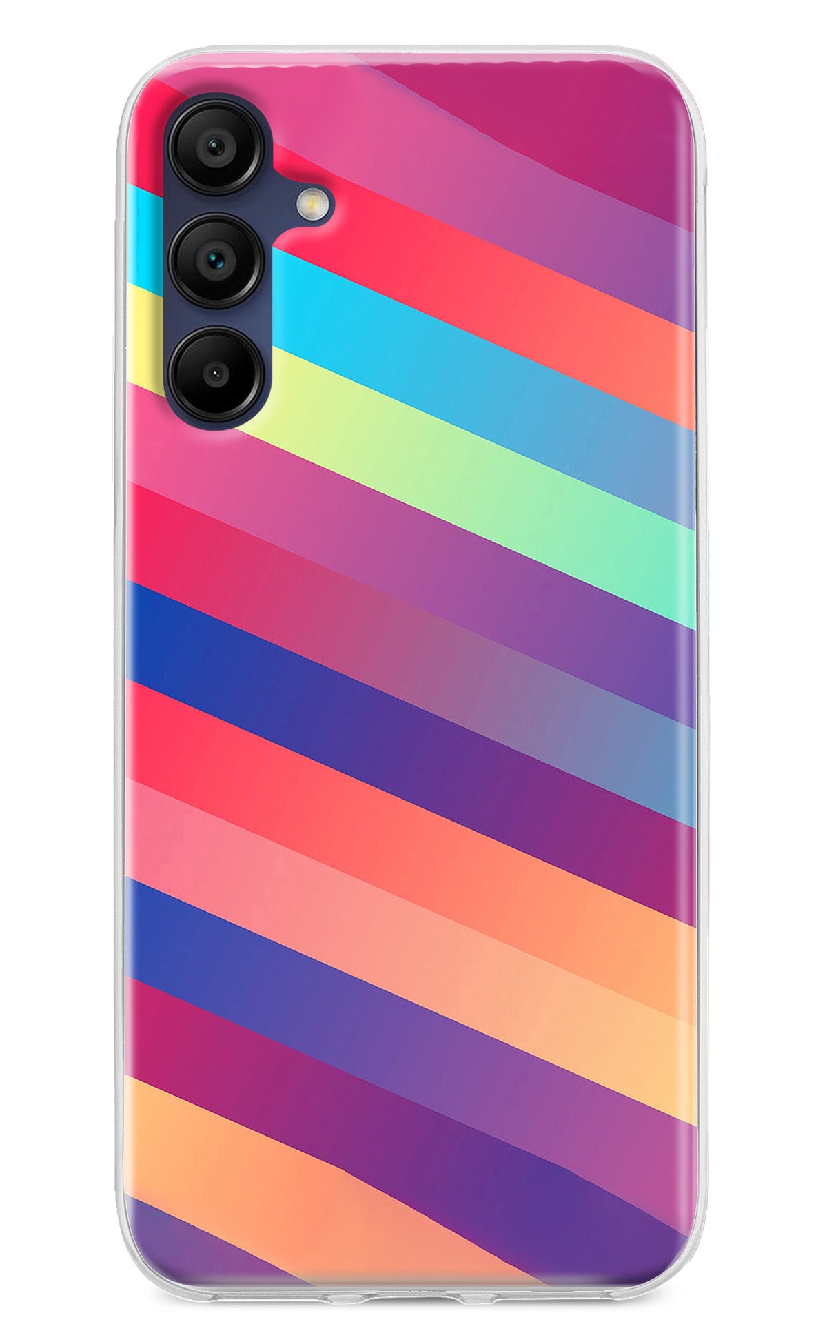 Stripes color Samsung A15 5G Back Cover