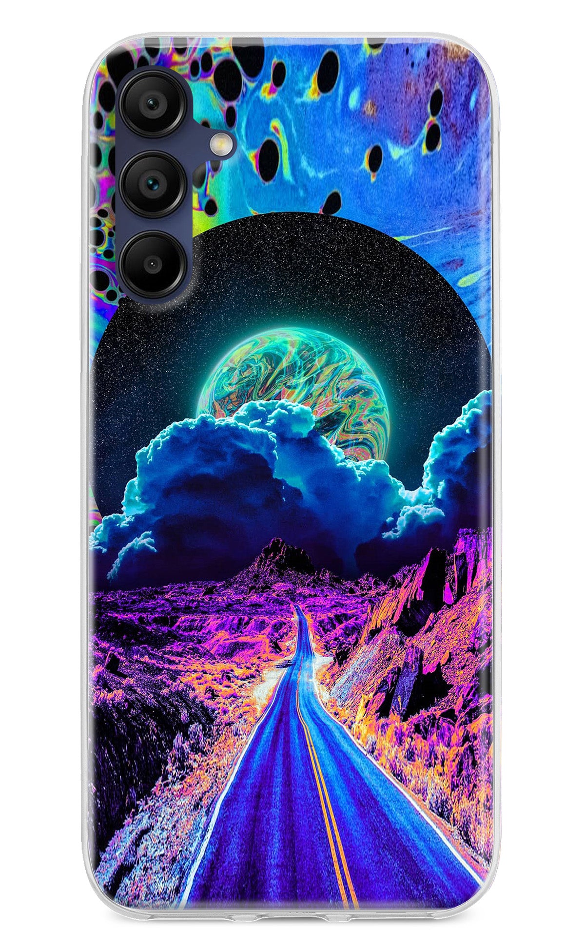 Psychedelic Painting Samsung A15 5G Back Cover