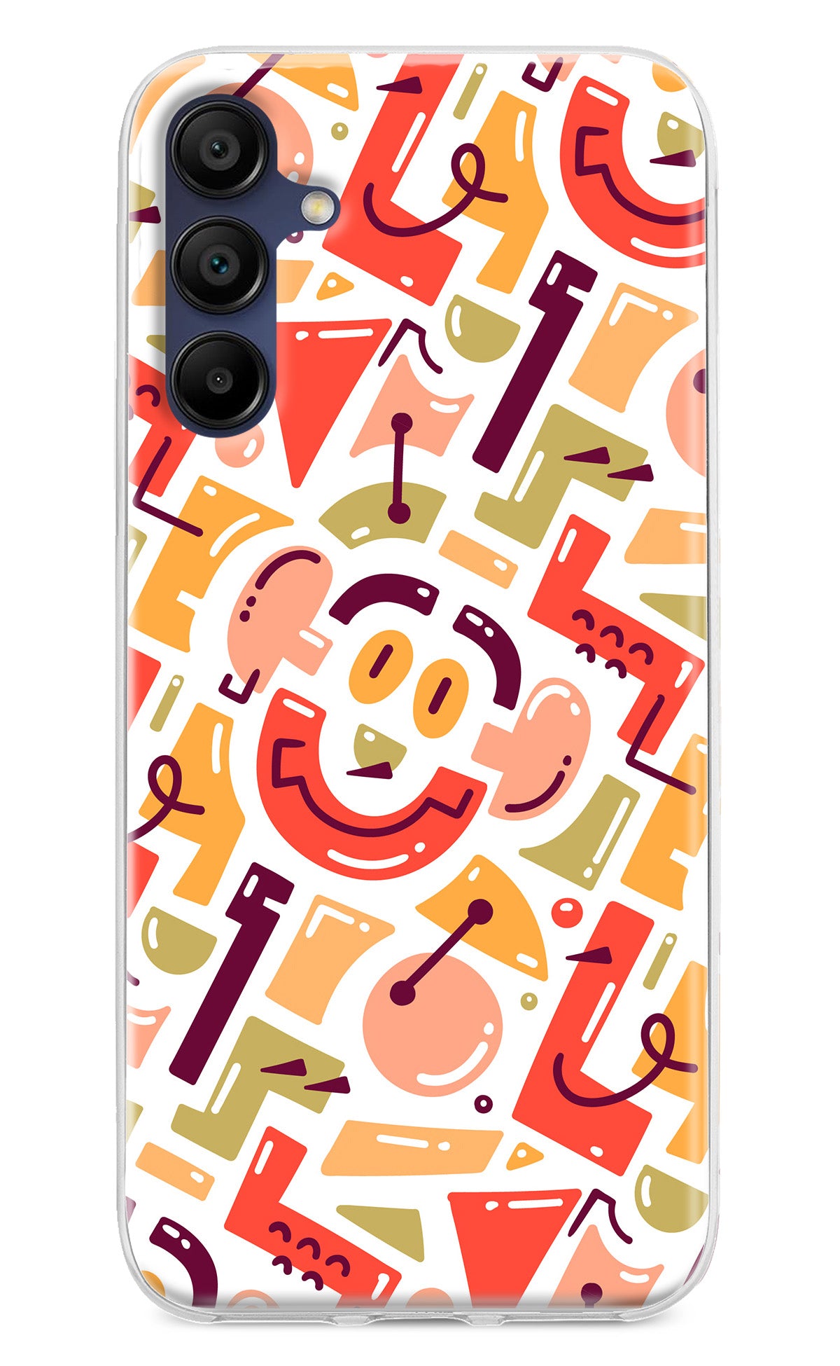 Doodle Pattern Samsung A15 5G Back Cover