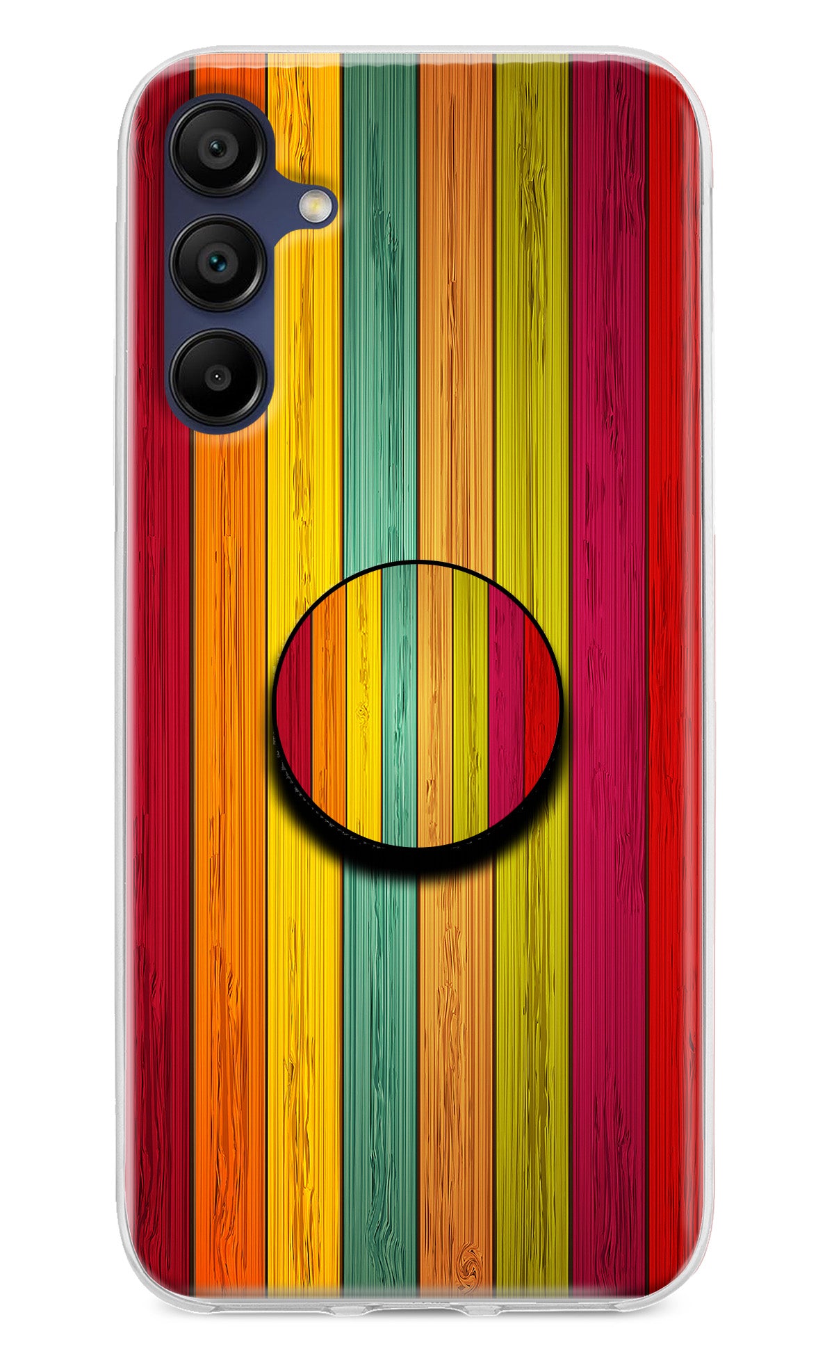 Multicolor Wooden Samsung A15 5G Pop Case